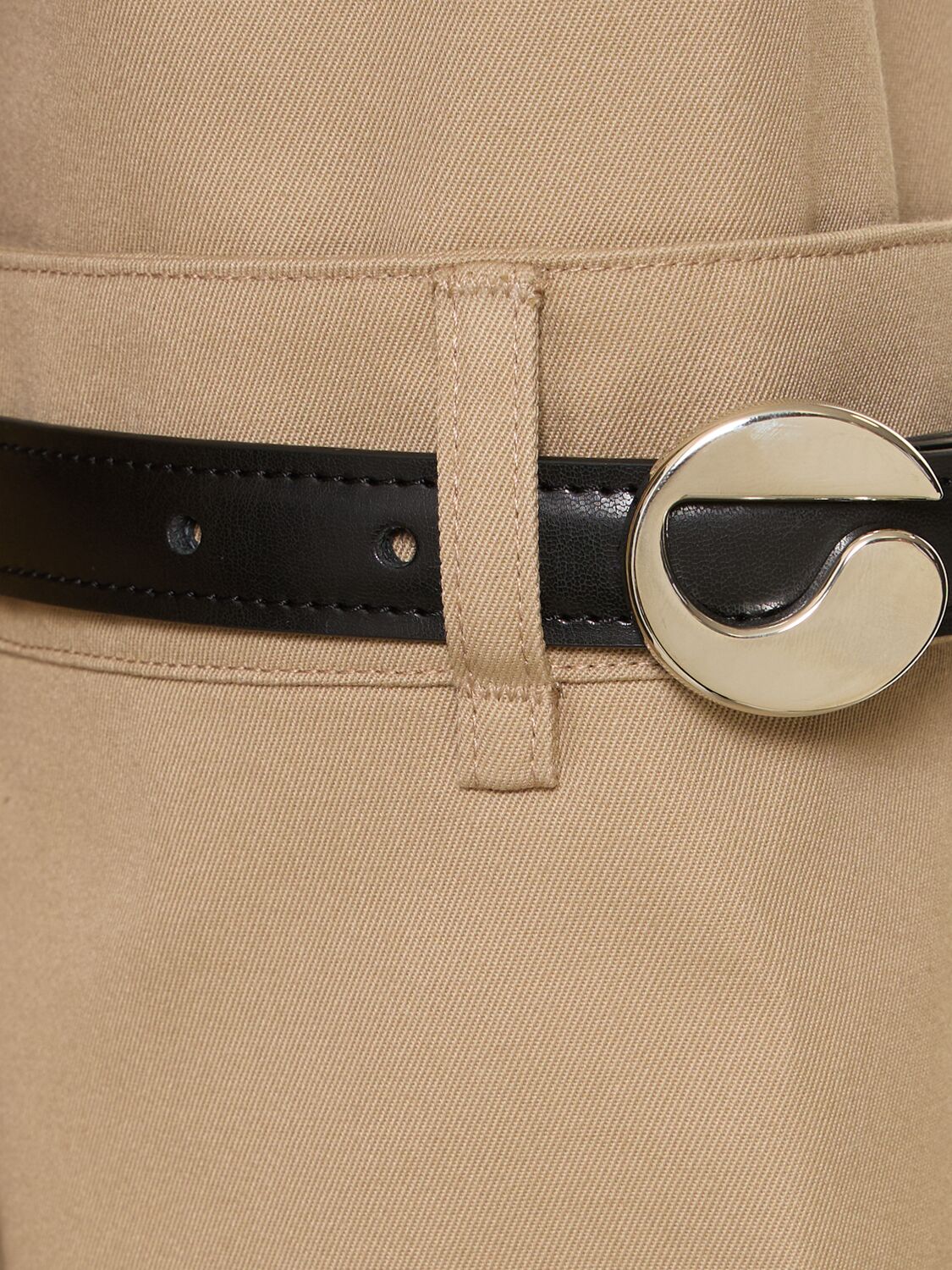 Shop Coperni Open Elbow Cotton Blend Jacket In 米黄色