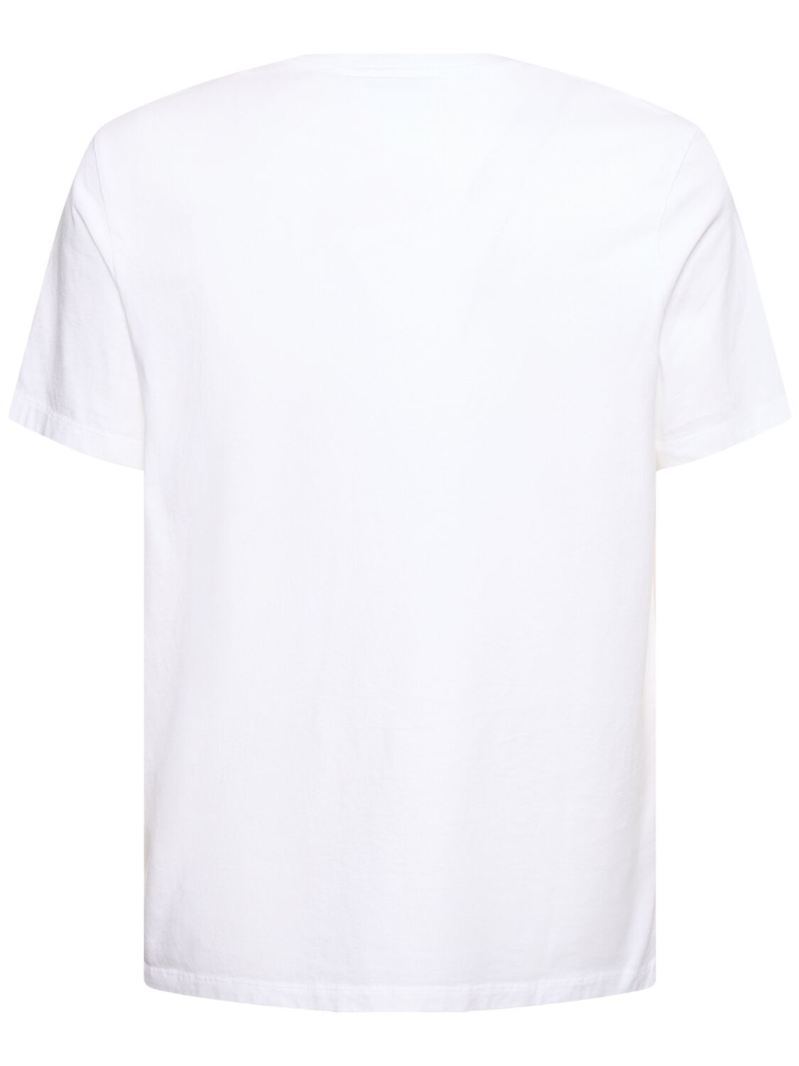 Shop Maison Kitsuné Chillax Fox Patch Regular T-shirt In White