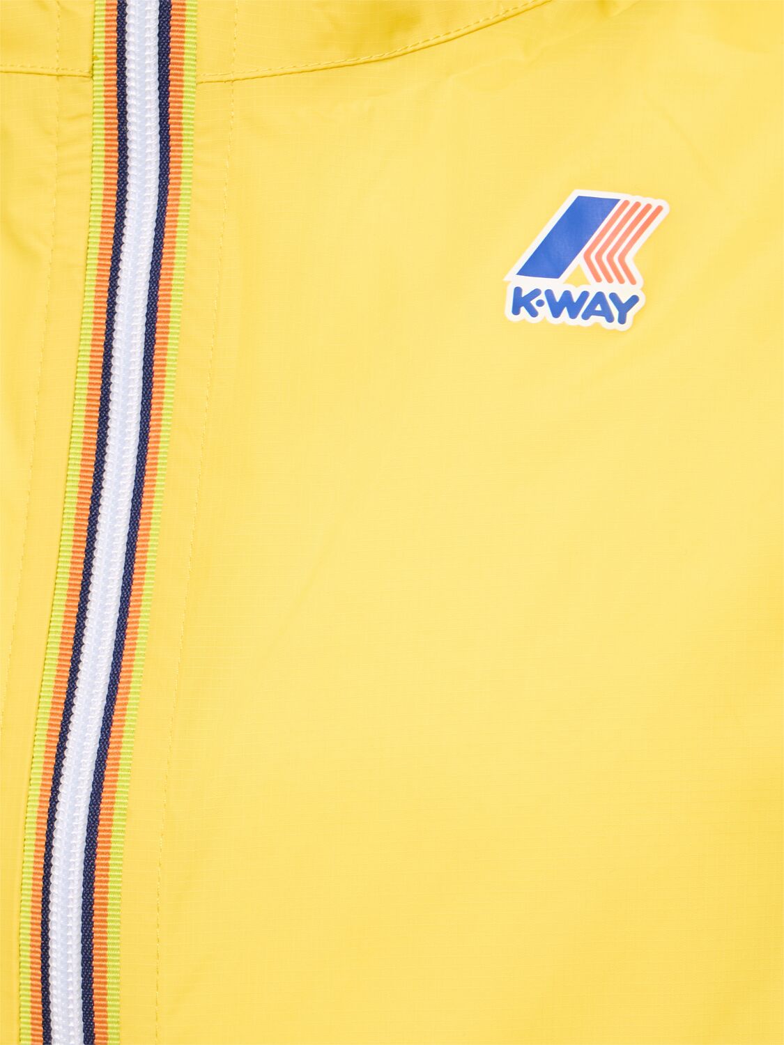 Shop K-way Le Vrai 3.0 Claude Jacket In Yellow