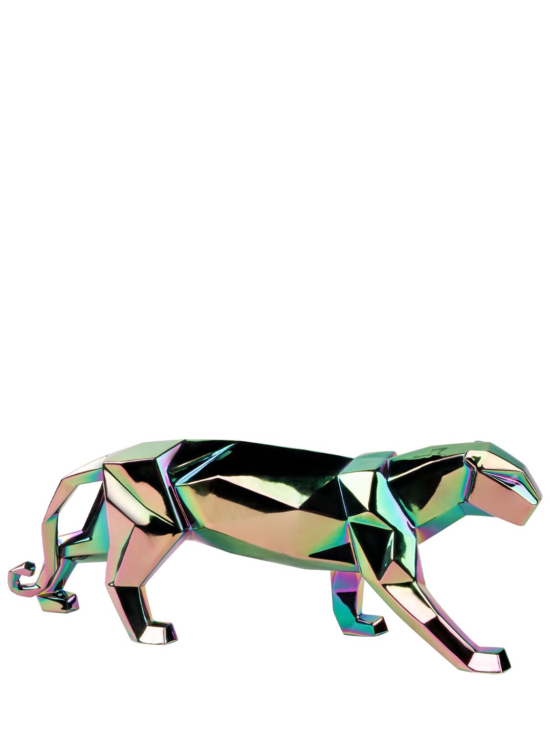 Shop Lladrò Iridescent Panther Figurine In Multicolor