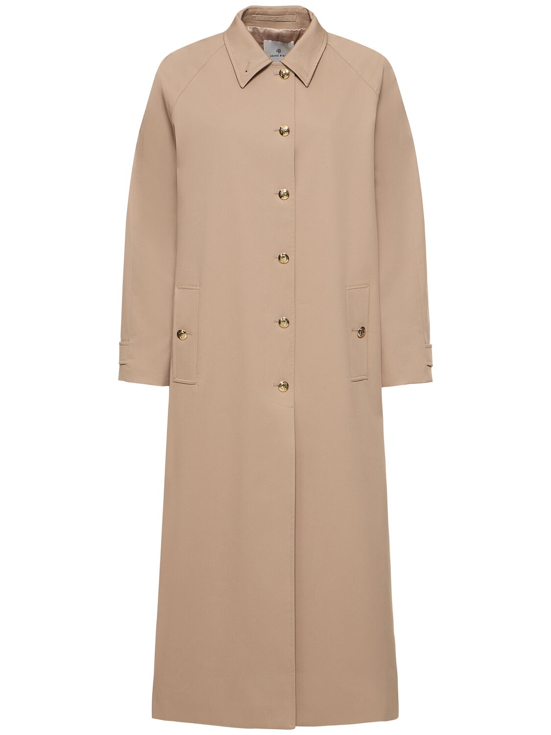 Image of Randy Cotton Blend Maxi Trench