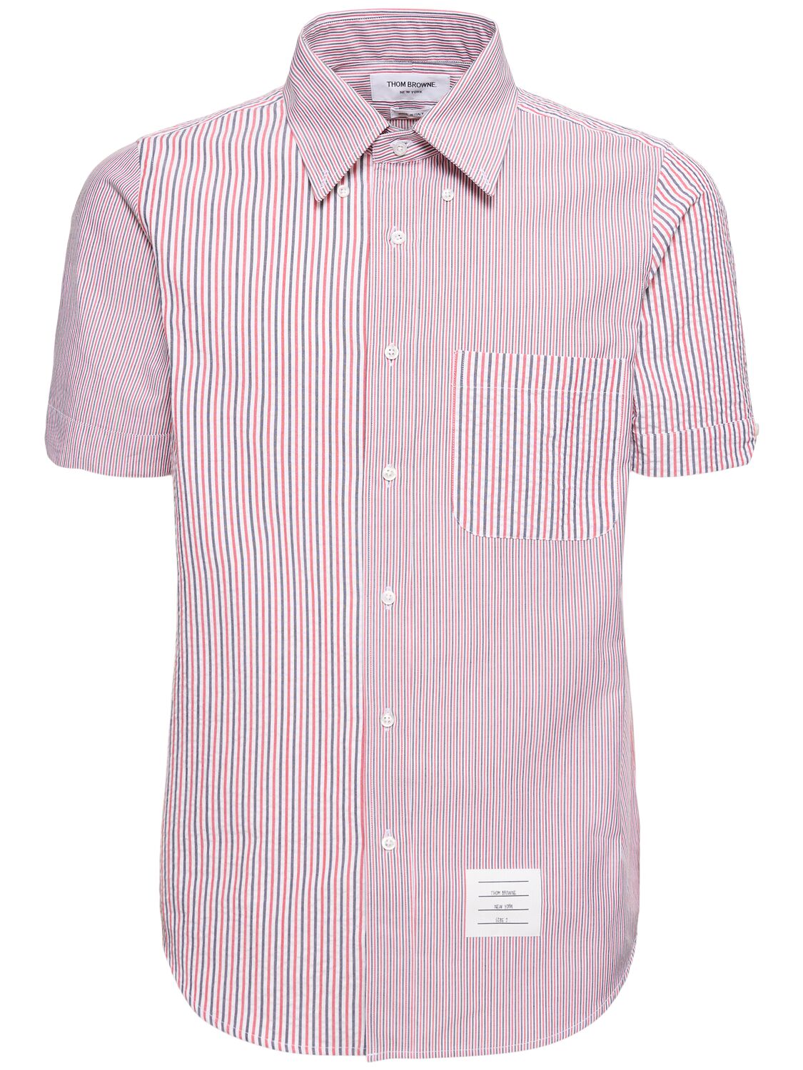 Image of Button Down Cotton Straight Fit Shirt