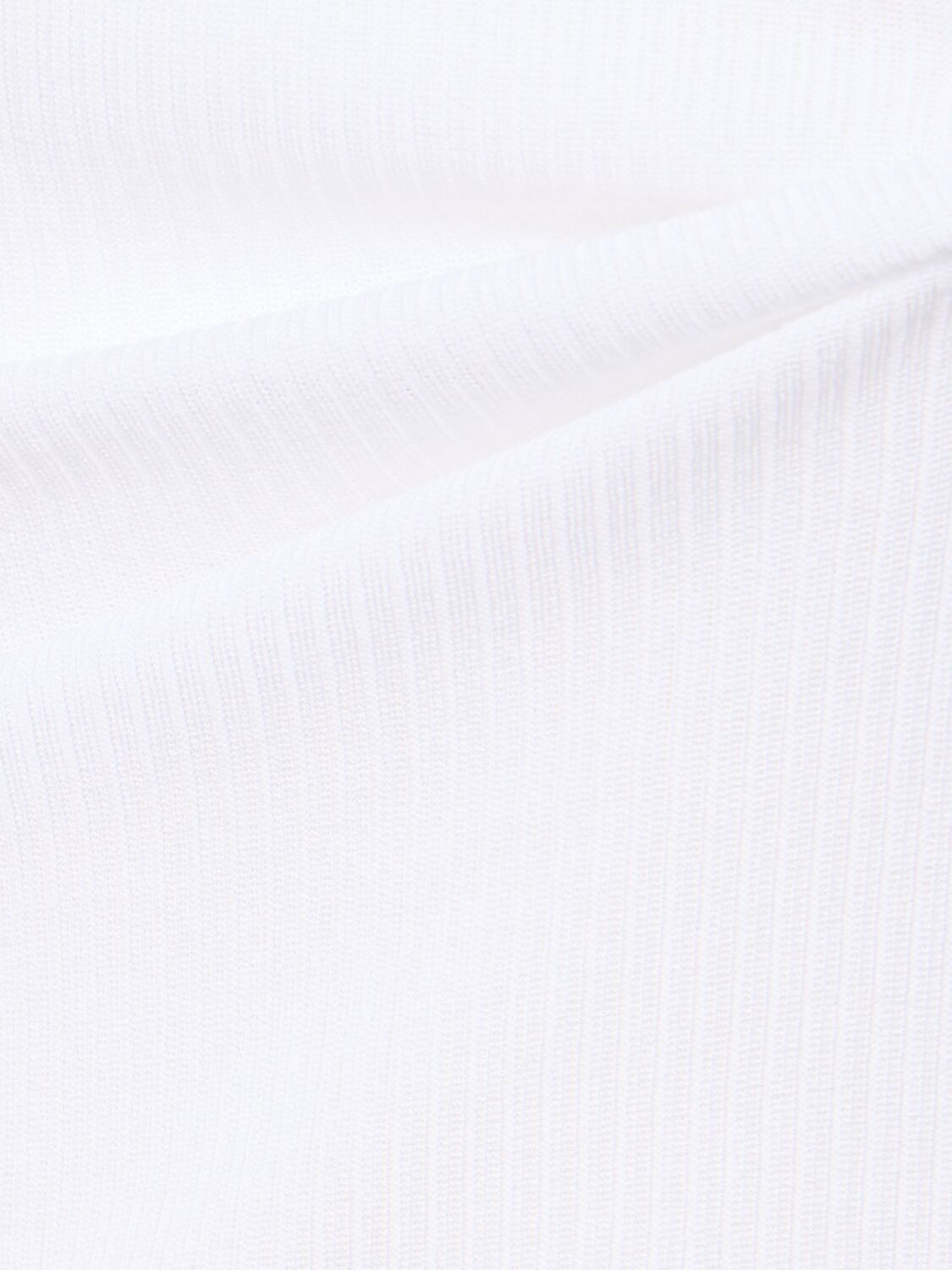 Shop Y/project Ribbed Jersey Invisible Straps Top In White