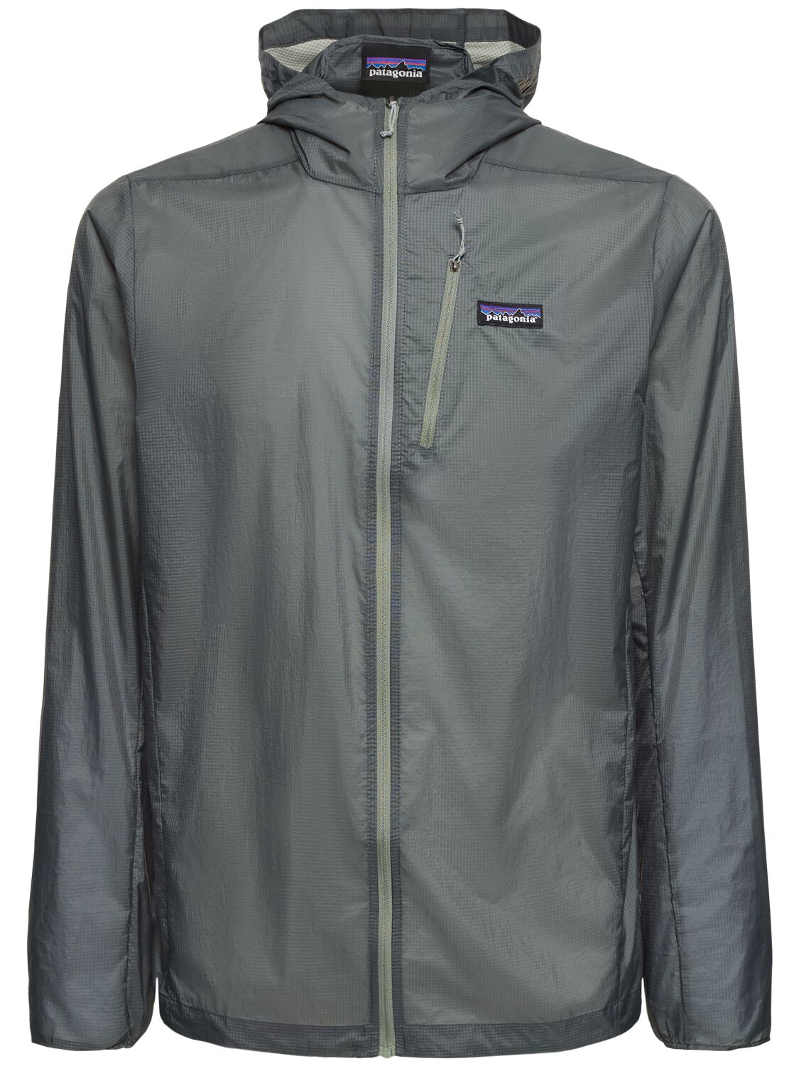 Patagonia Houdini Light Hooded Jacket In Green