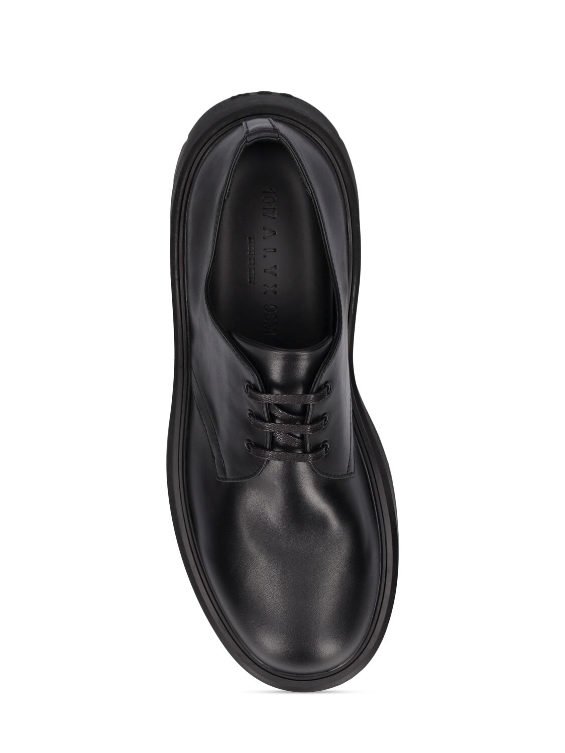 Shop Alyx Leather Derby Loafers In Black
