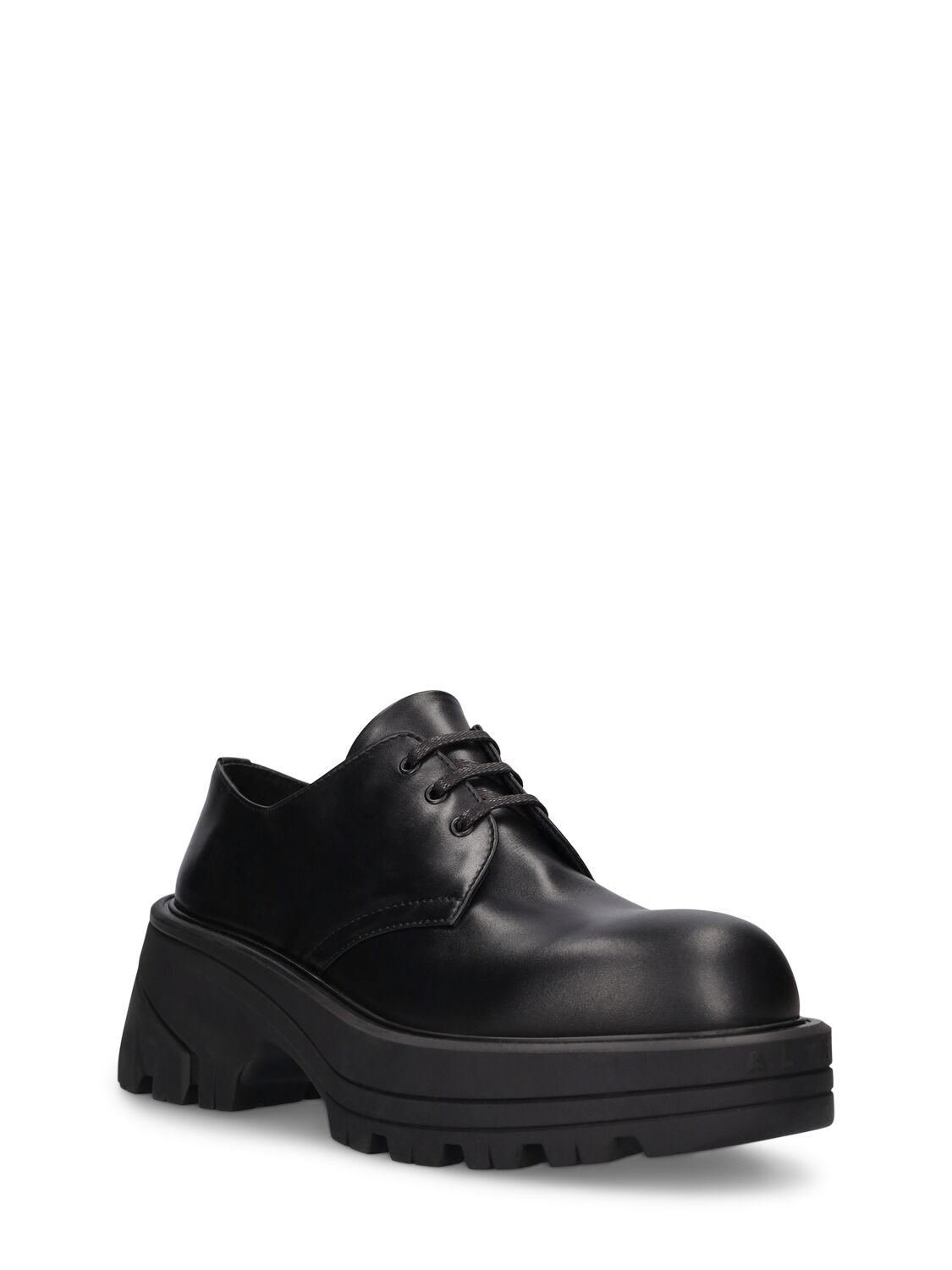 Shop Alyx Leather Derby Loafers In Black