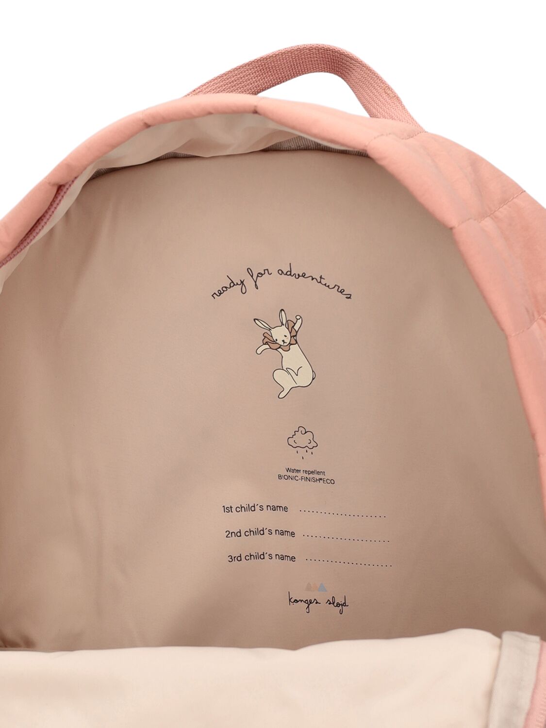 Shop Konges Sløjd Cherries Me Embroidered Nylon Backpack In Dark Pink