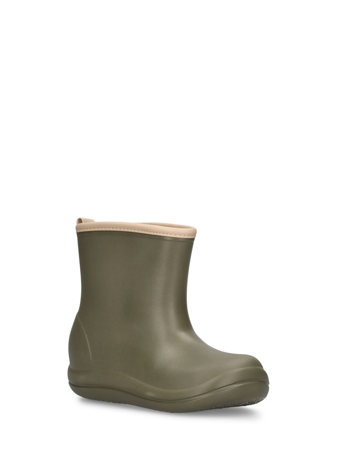 Shop Konges Sløjd Rubber Rain Boots In Dark Green