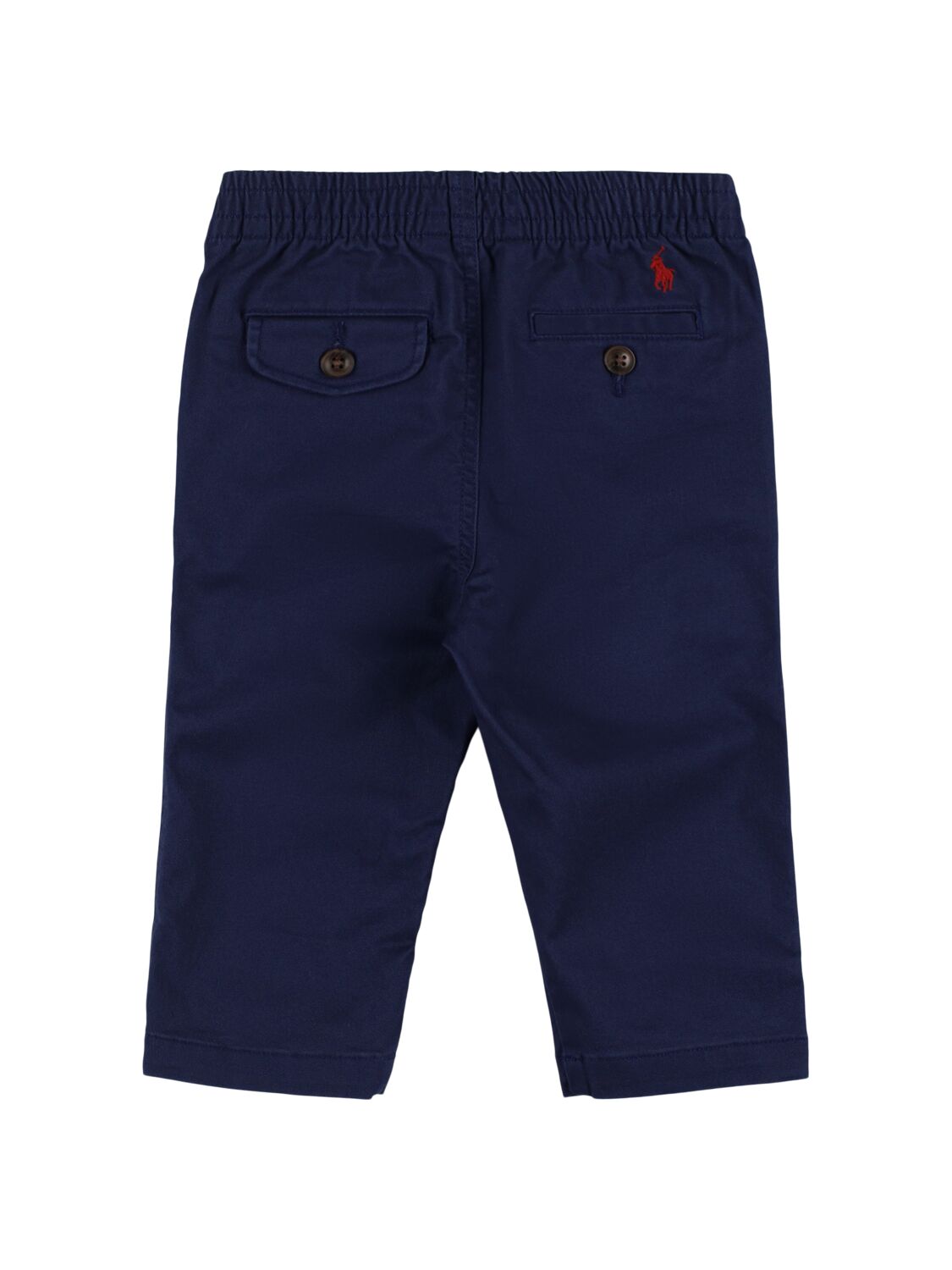 Shop Ralph Lauren Stretch Cotton Twill Pants In Dark Blue