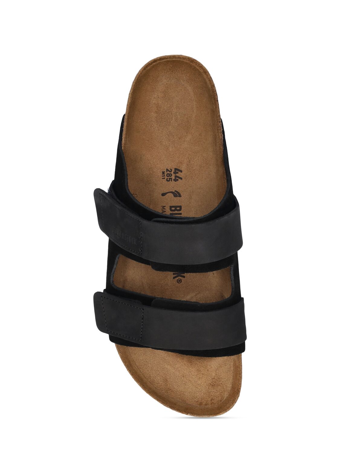 Shop Birkenstock Uji Suede Sandals In Black