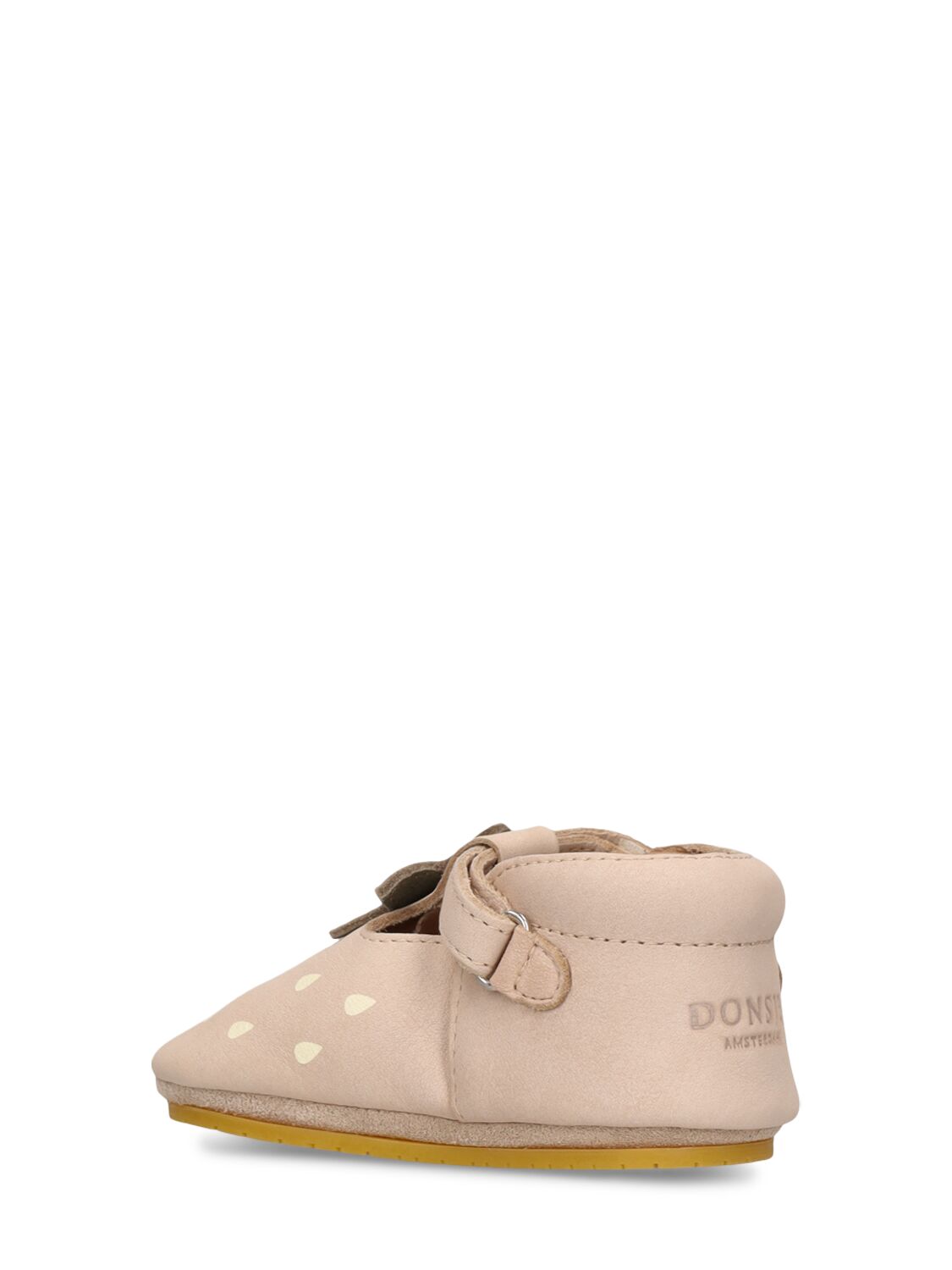 Shop Donsje Strawberry Leather Pre-walker Shoes In Pink