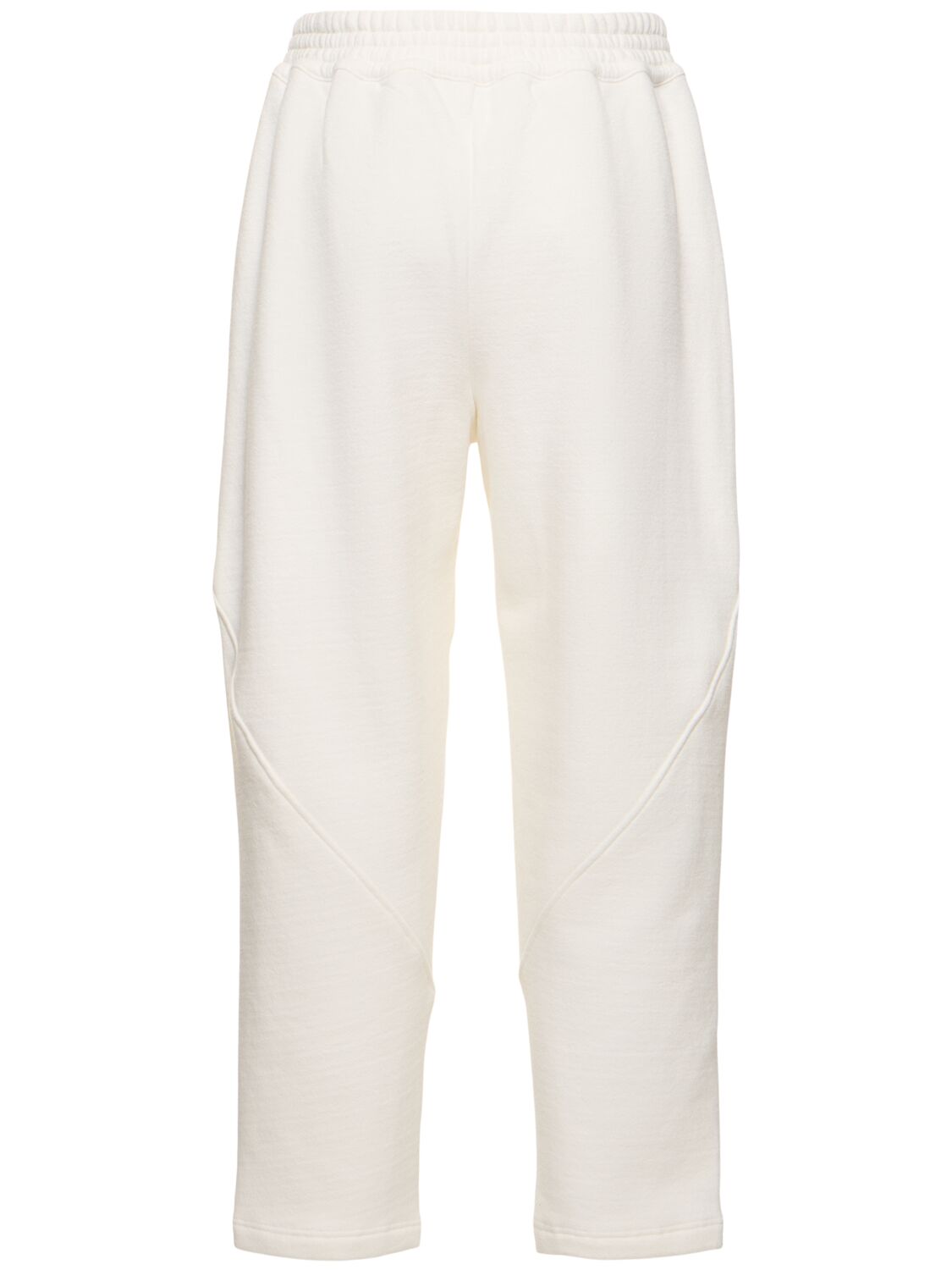 Shop The Row Koa Cotton Blend Jersey Sweatpants In White