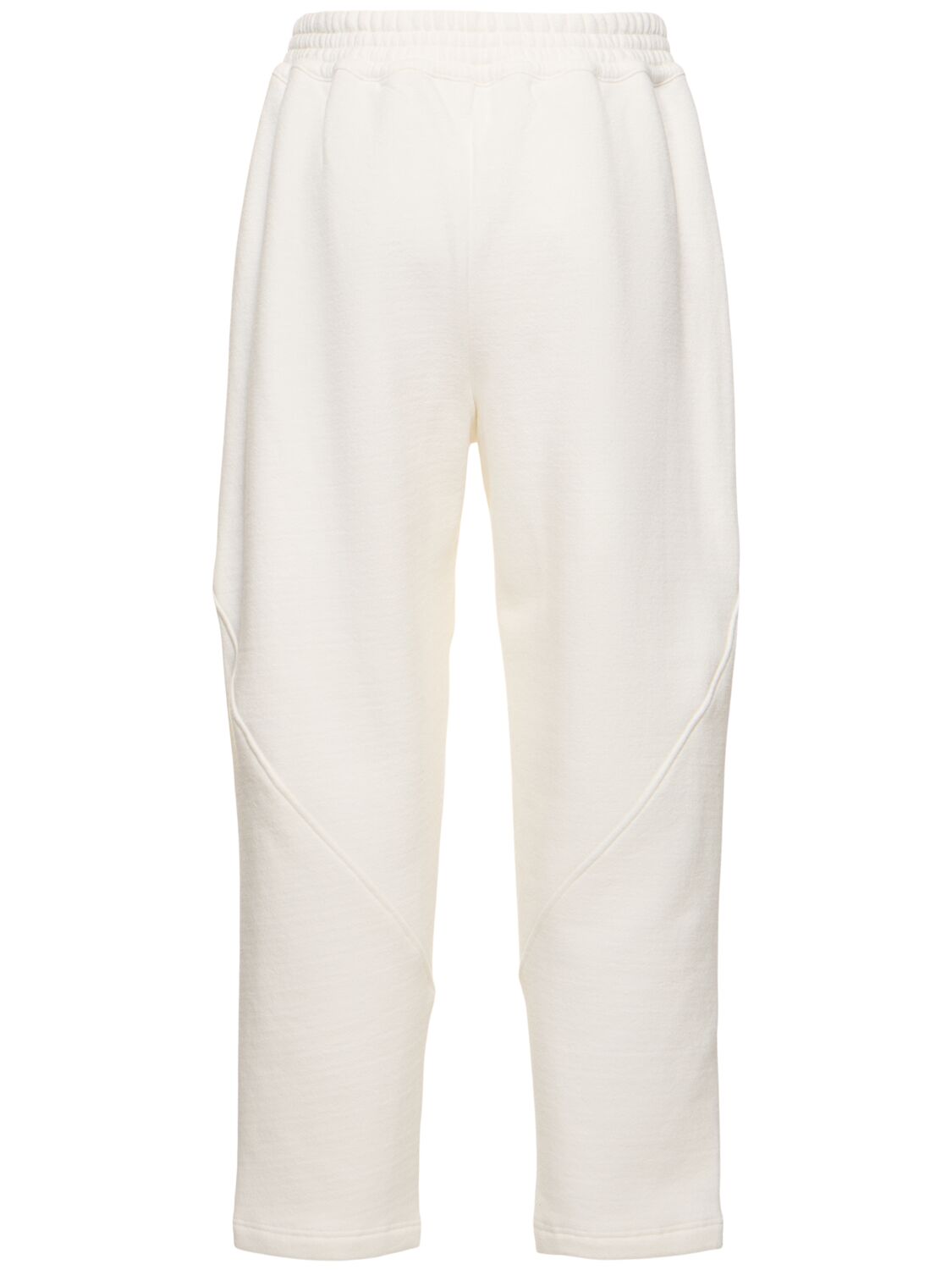 The Row Koa Cotton Blend Jersey Sweatpants In White