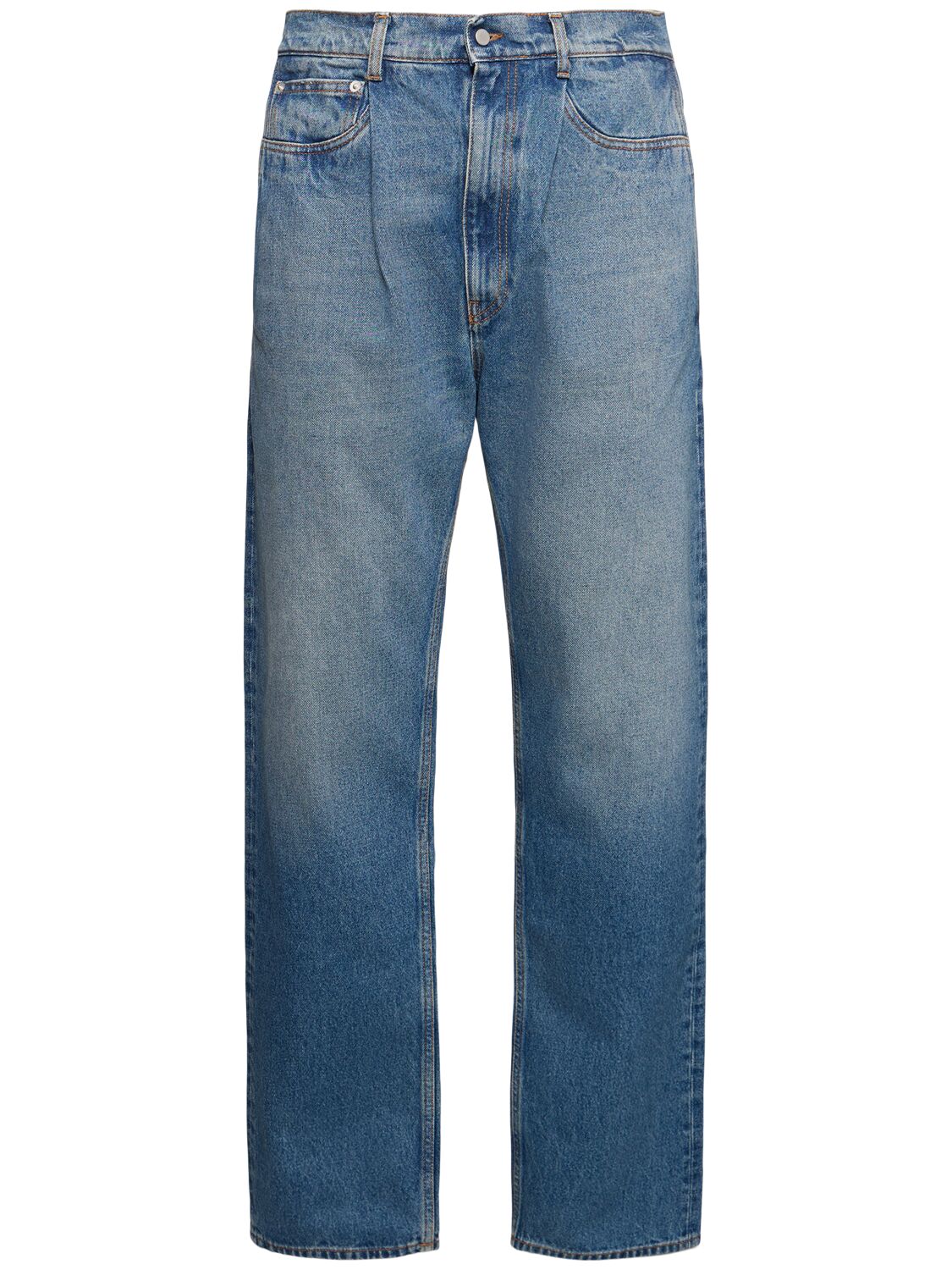 Hed Mayner Cotton Denim Jeans In Blue