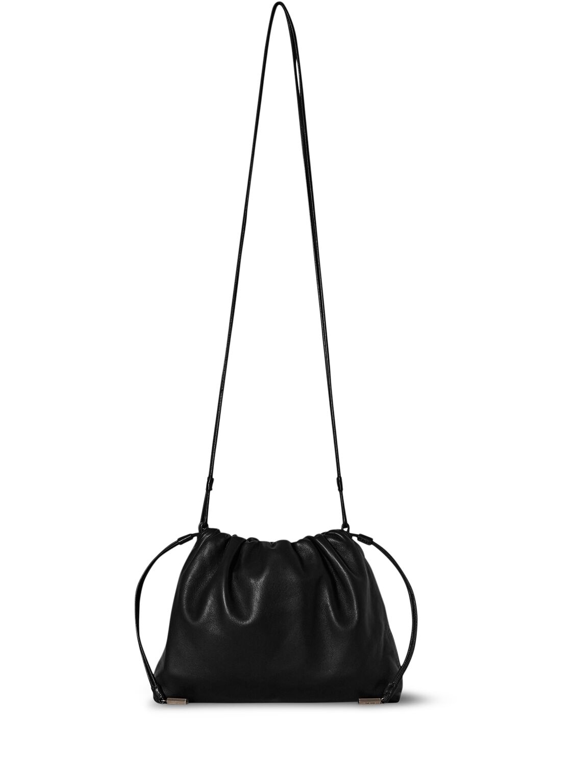 Shop The Row Angy Leather Pouch In Black Ang