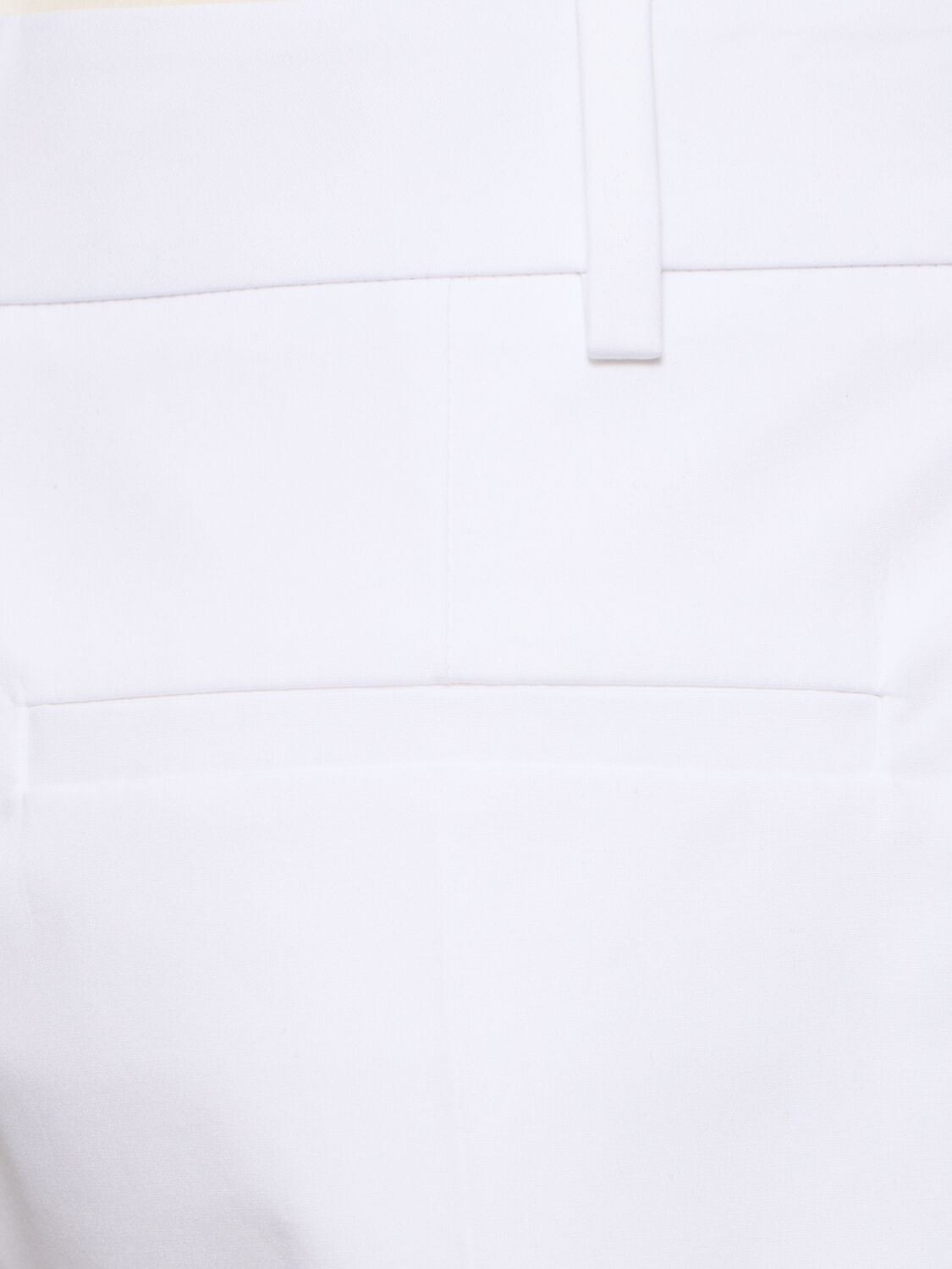 Shop Valentino Poplin Shorts In White
