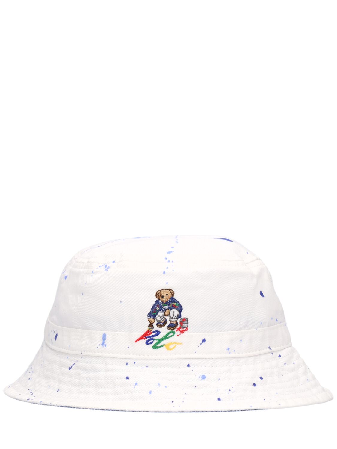 Ralph Lauren Babies' Cotton Gabardine Bucket Hat In White