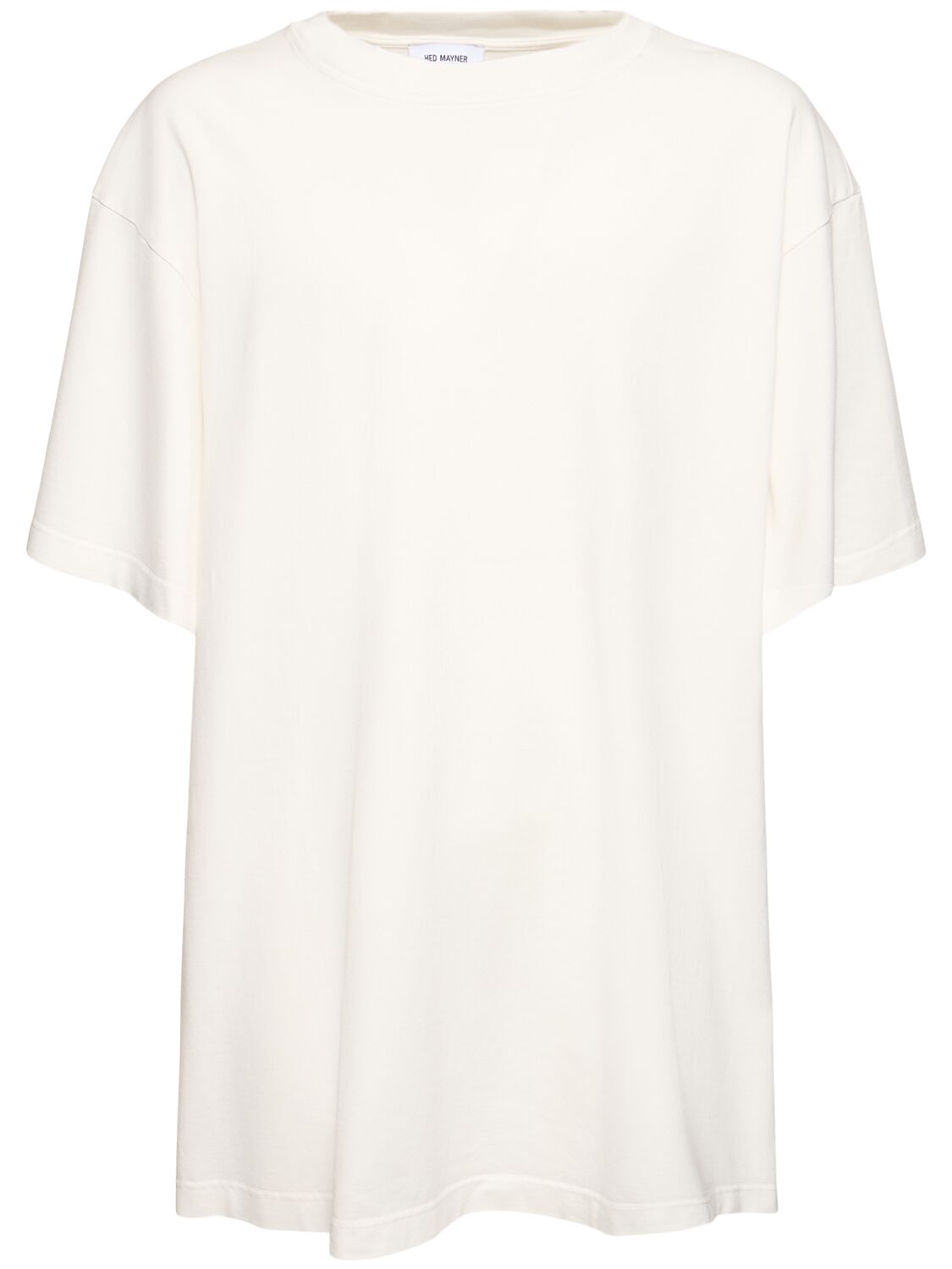 Hed Mayner Oversized Cotton Jersey T-shirt In White