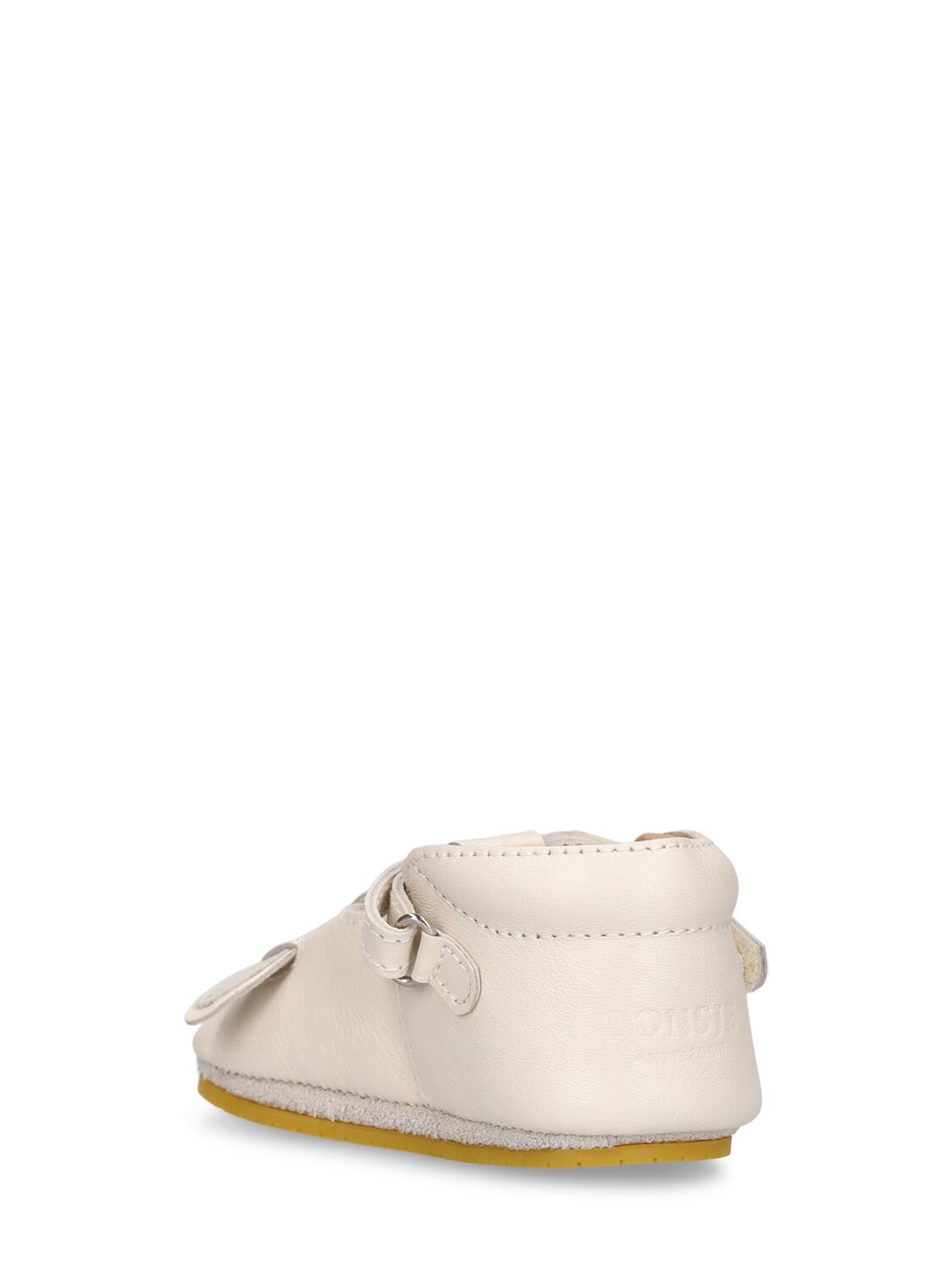 Shop Donsje Lammy Leather Pre-walker Shoes In Off White