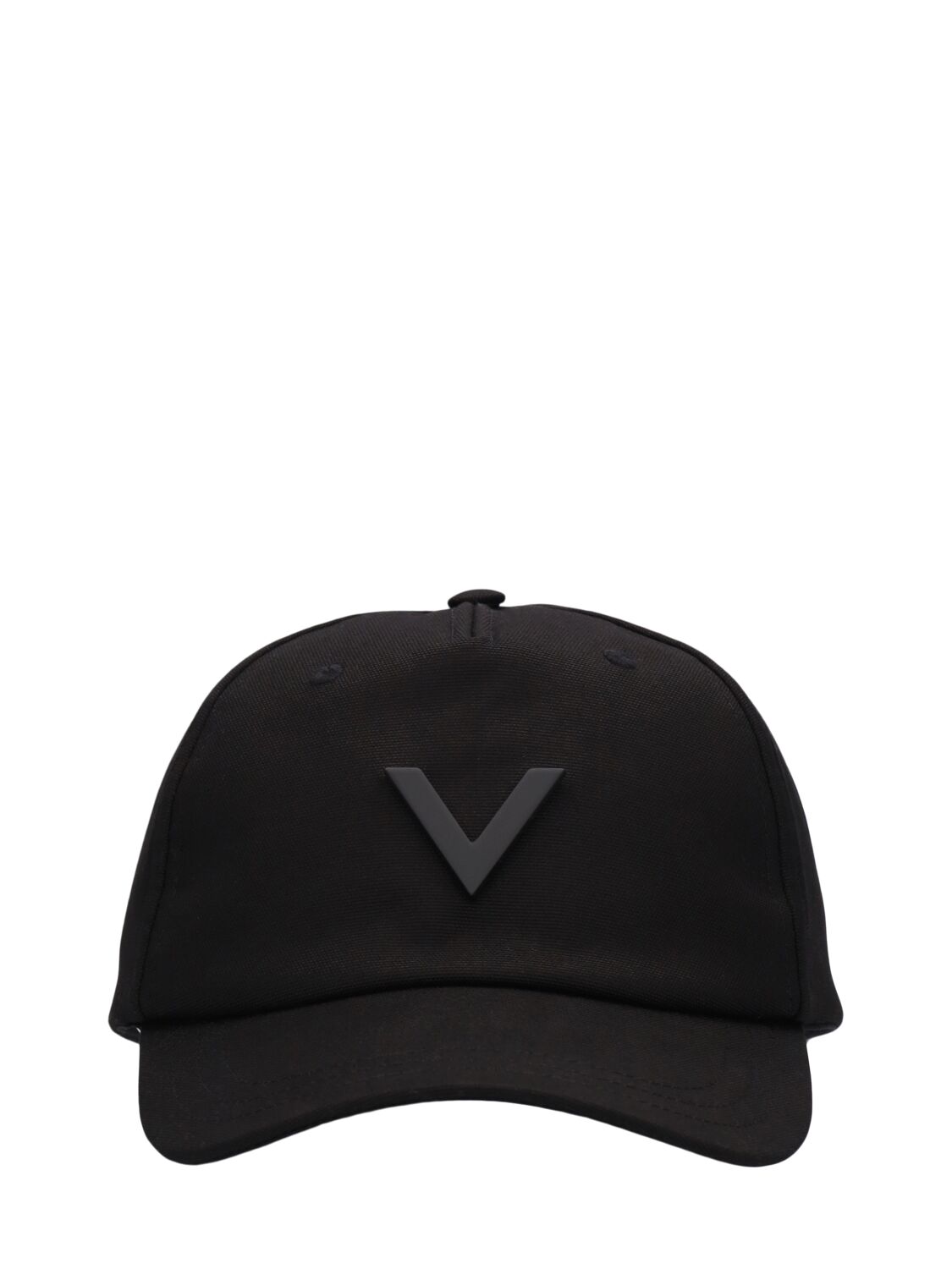 Valentino Garavani Baseball Cotton Hat In Black