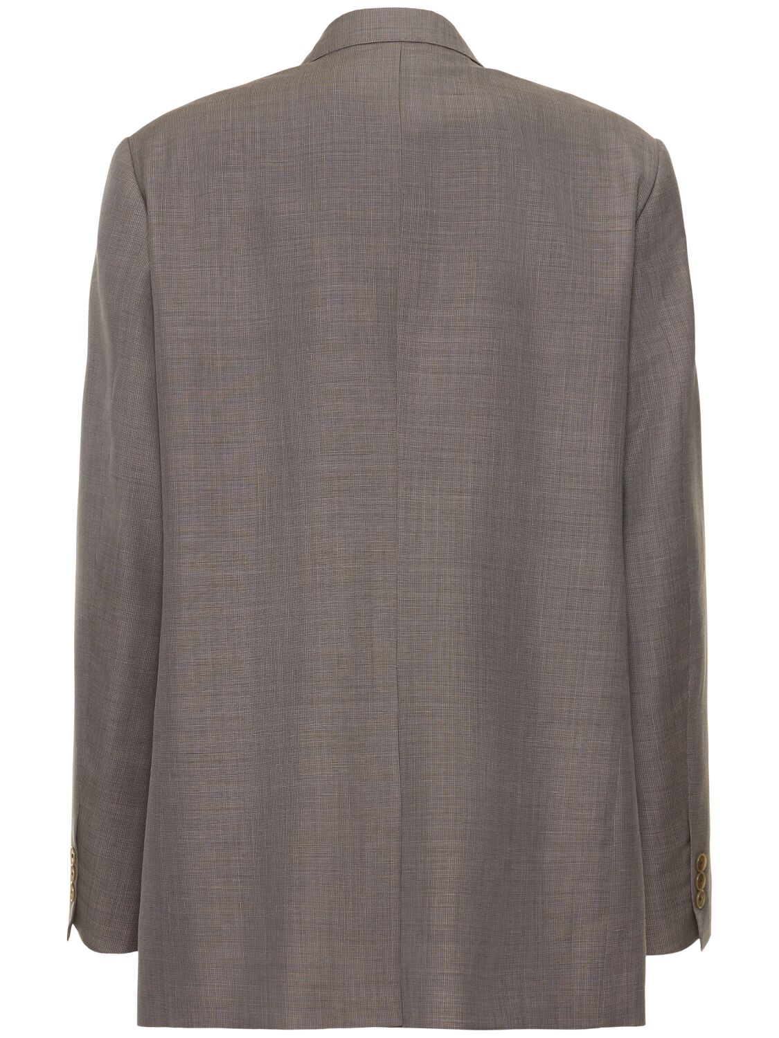 Shop Auralee Tropical Wool & Mohair Jacket In Grey