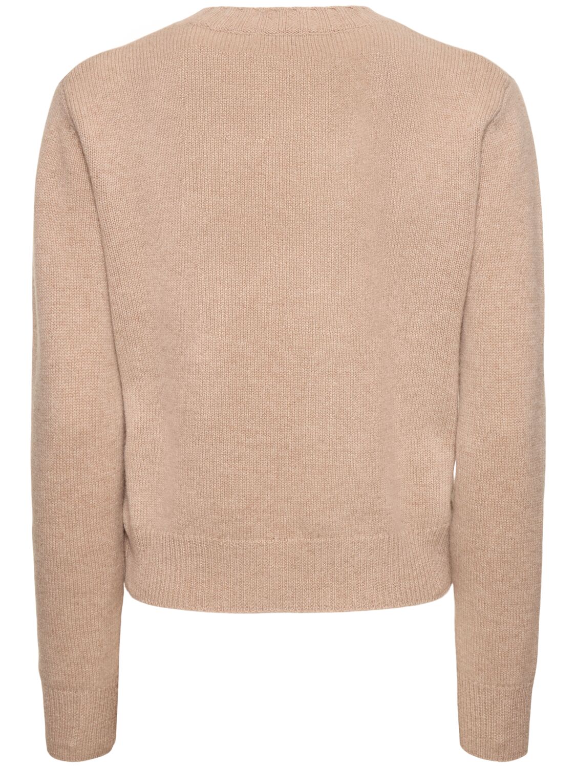 Shop Sporty And Rich Vendome Cashmere Crewneck Sweater In Beige