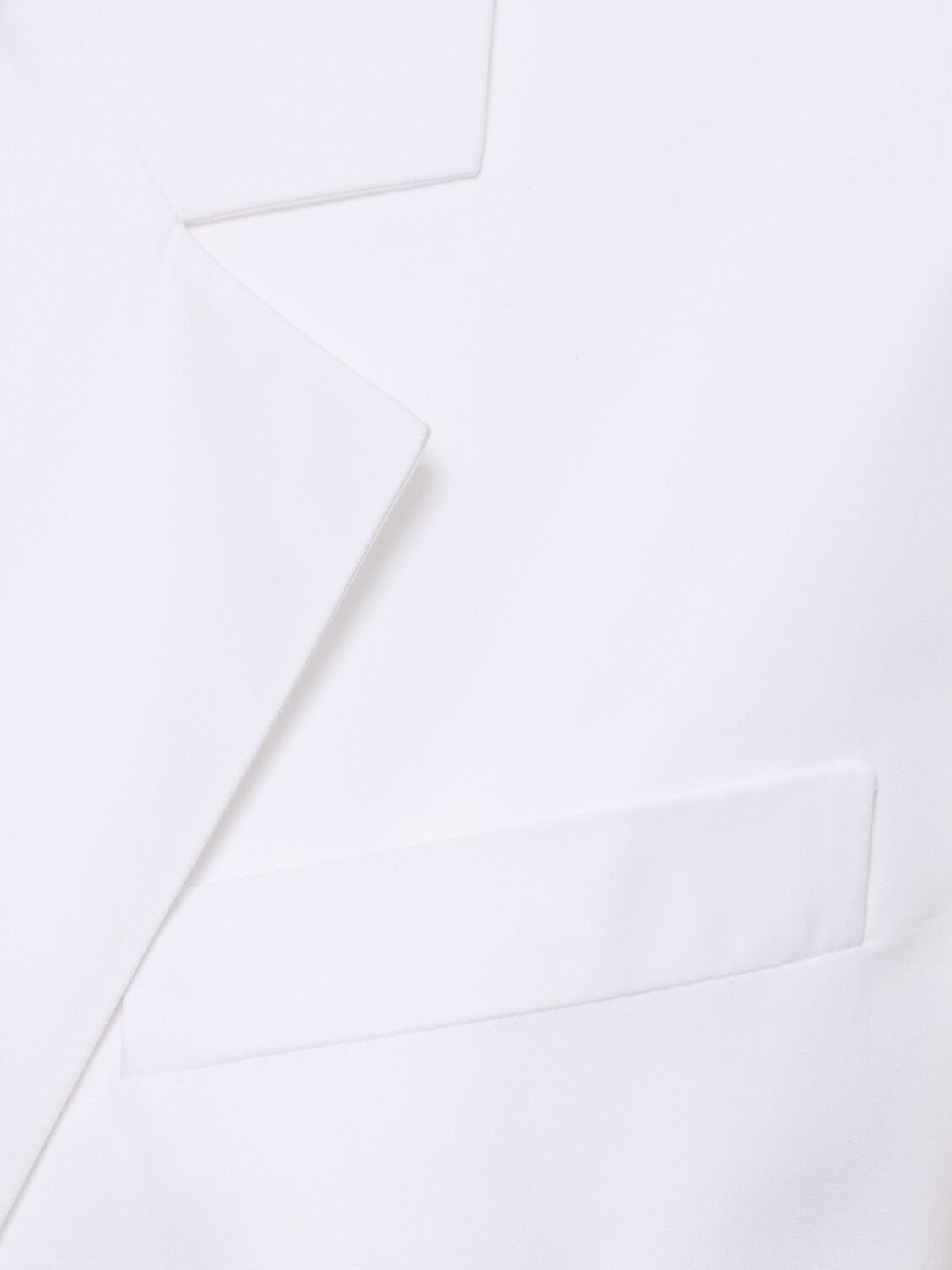 Shop Valentino Single Breast Cotton Jacket In White