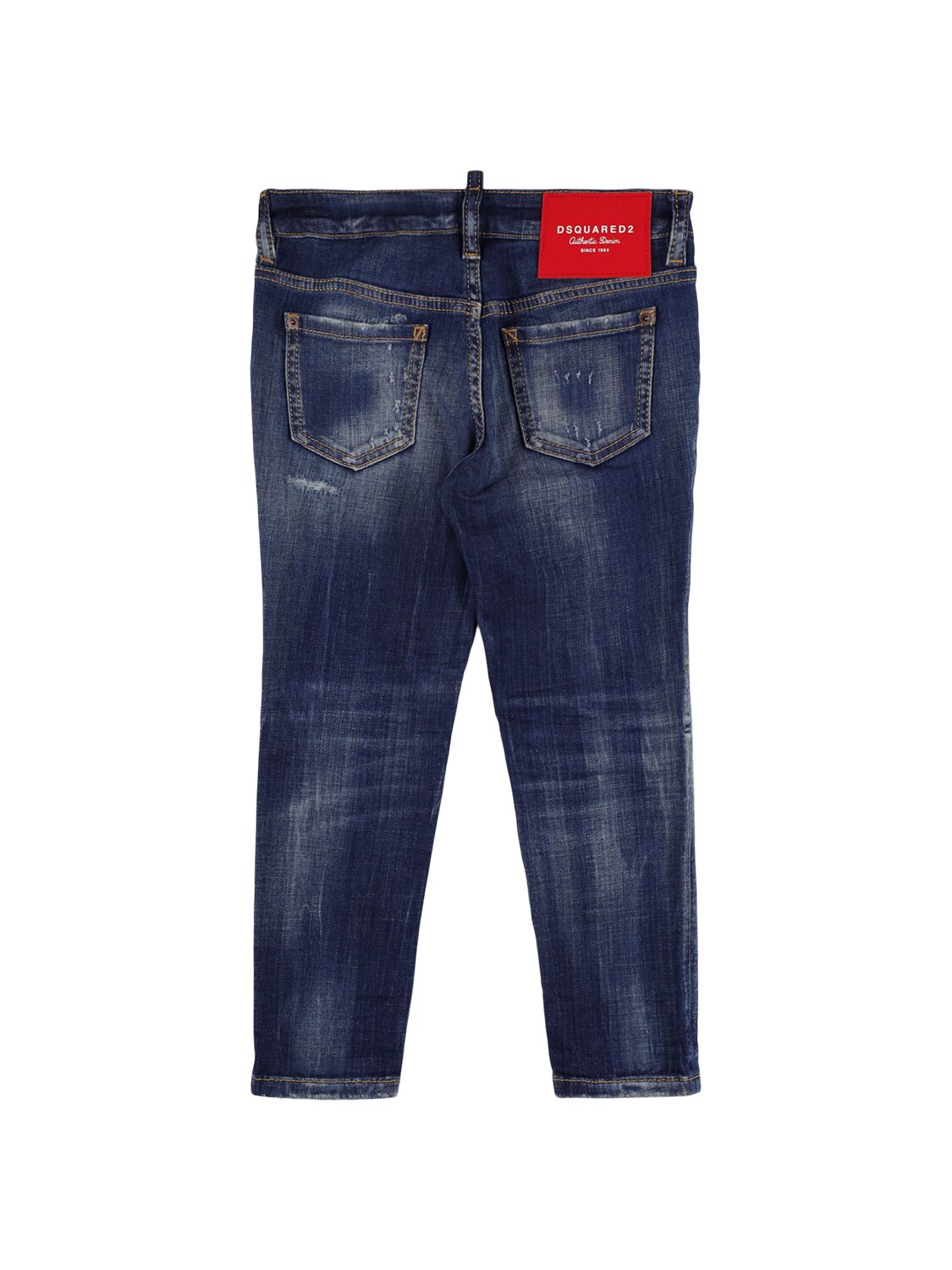 Shop Dsquared2 Stretch Cotton Denim Jeans In 牛仔
