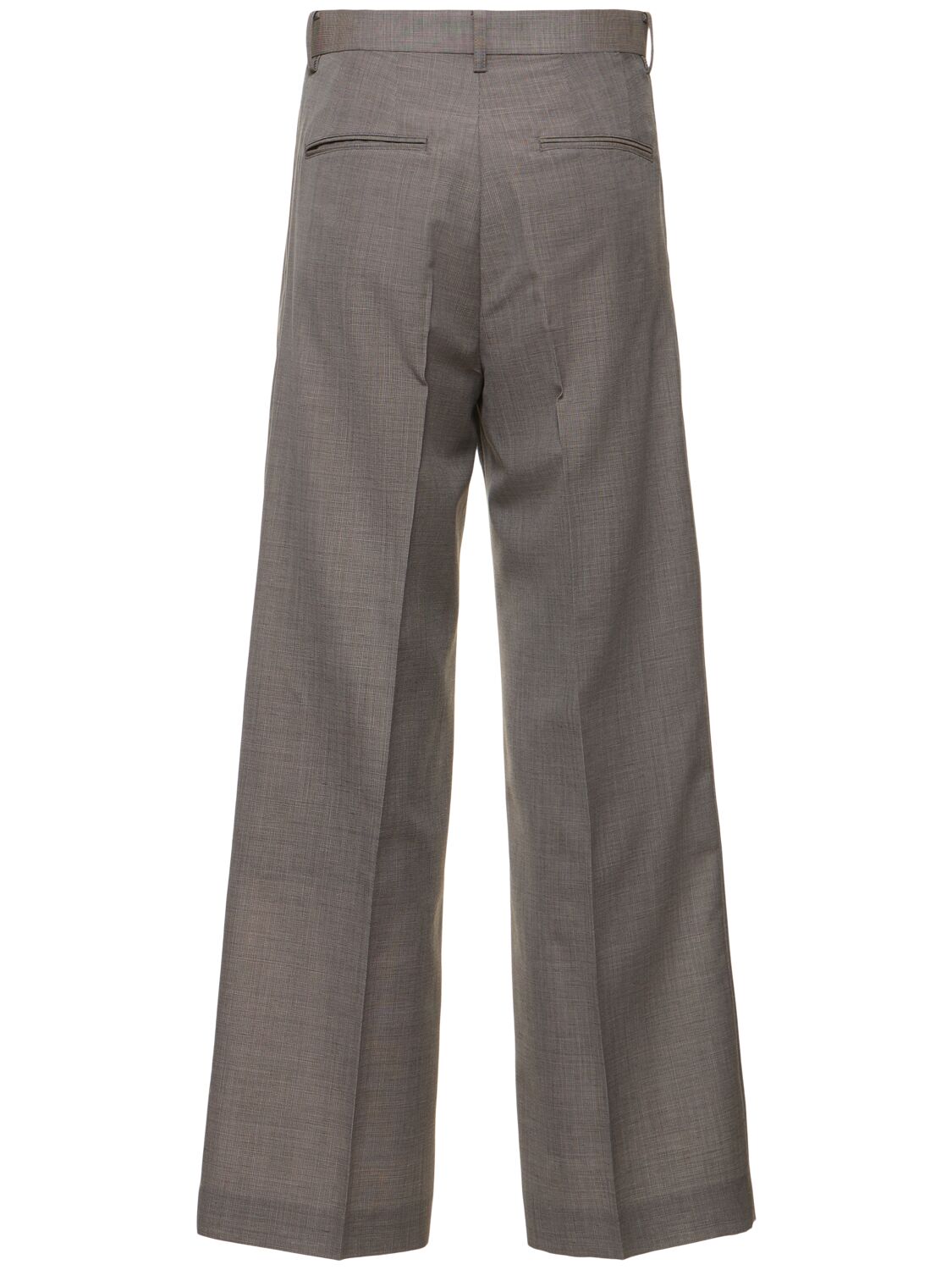 Shop Auralee Tropical Wool & Mohair Pants In Grey