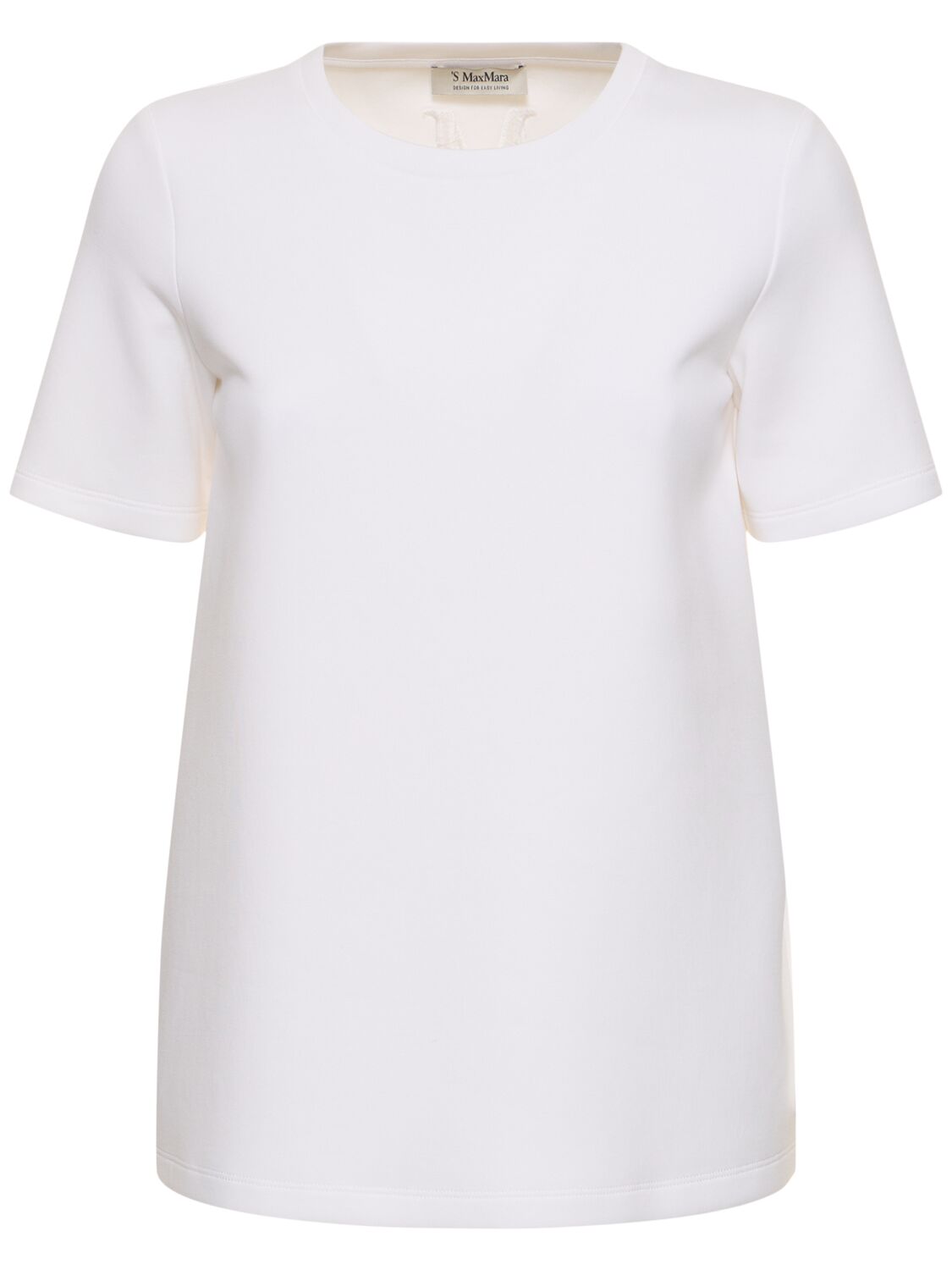 's Max Mara Fianco Jersey Scuba T-shirt In White