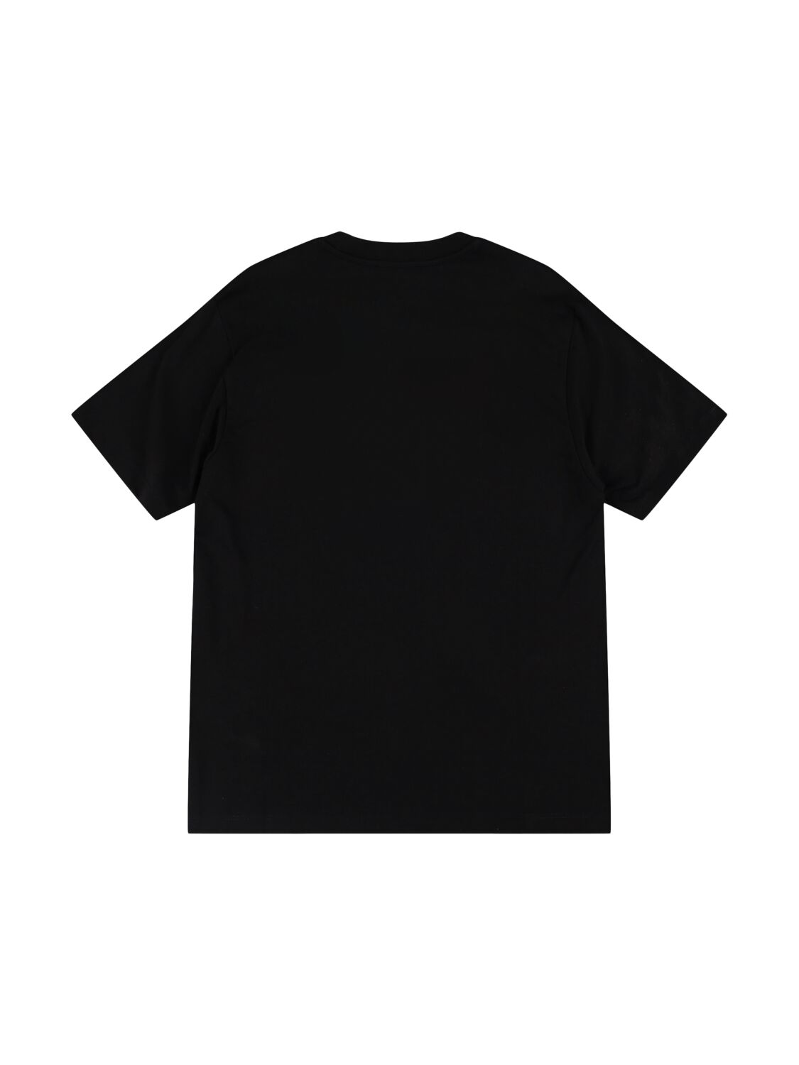 Shop Diesel Maxi D Printed Cotton T-shirt In Black