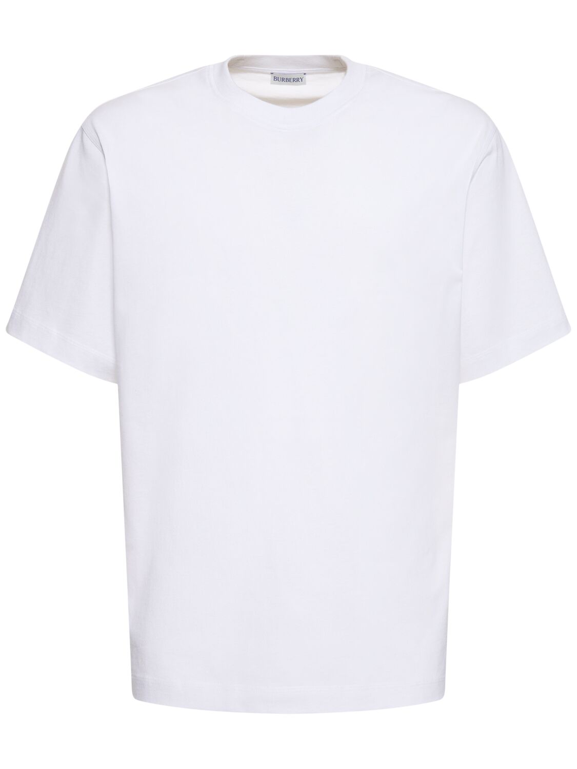 Burberry Fruit Printed Cotton T-shirt In White