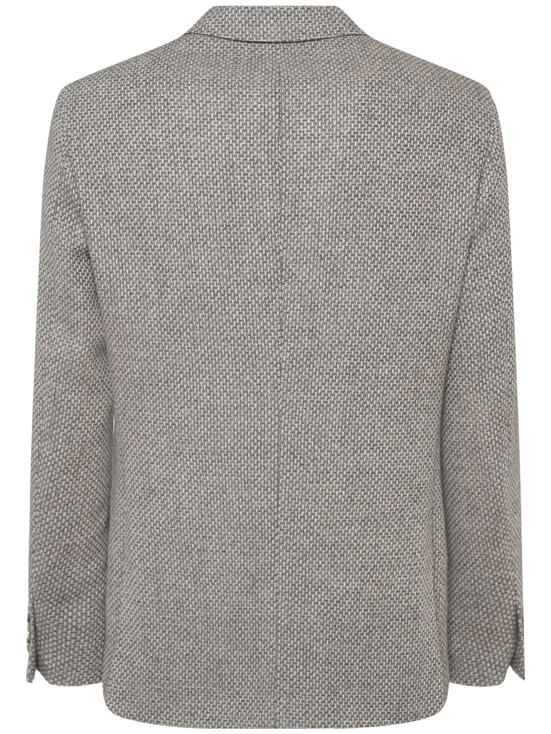 Shop Etro Wool & Cashmere Blazer In Grey