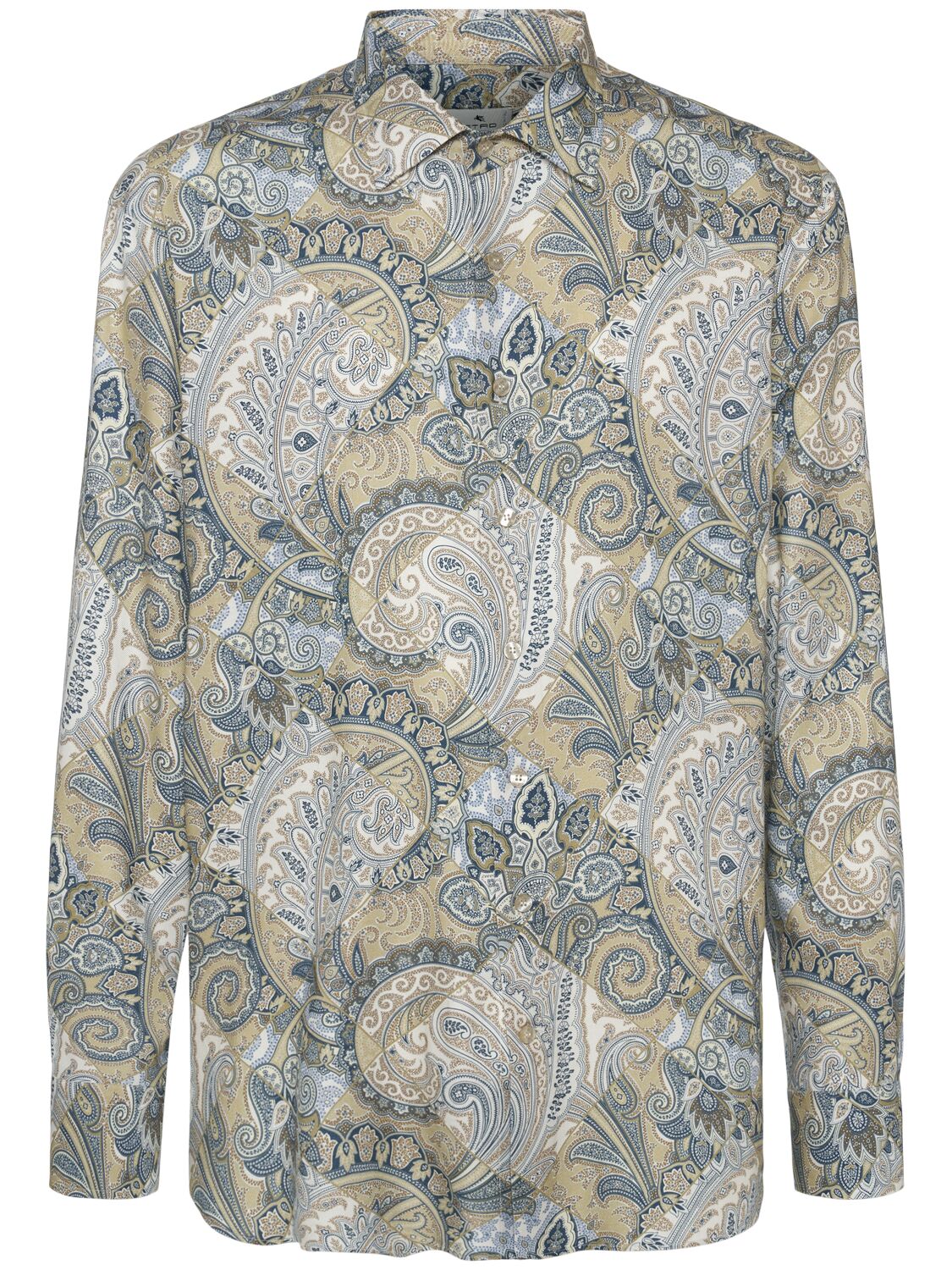 Etro Printed Viscose Shirt In Multicolor