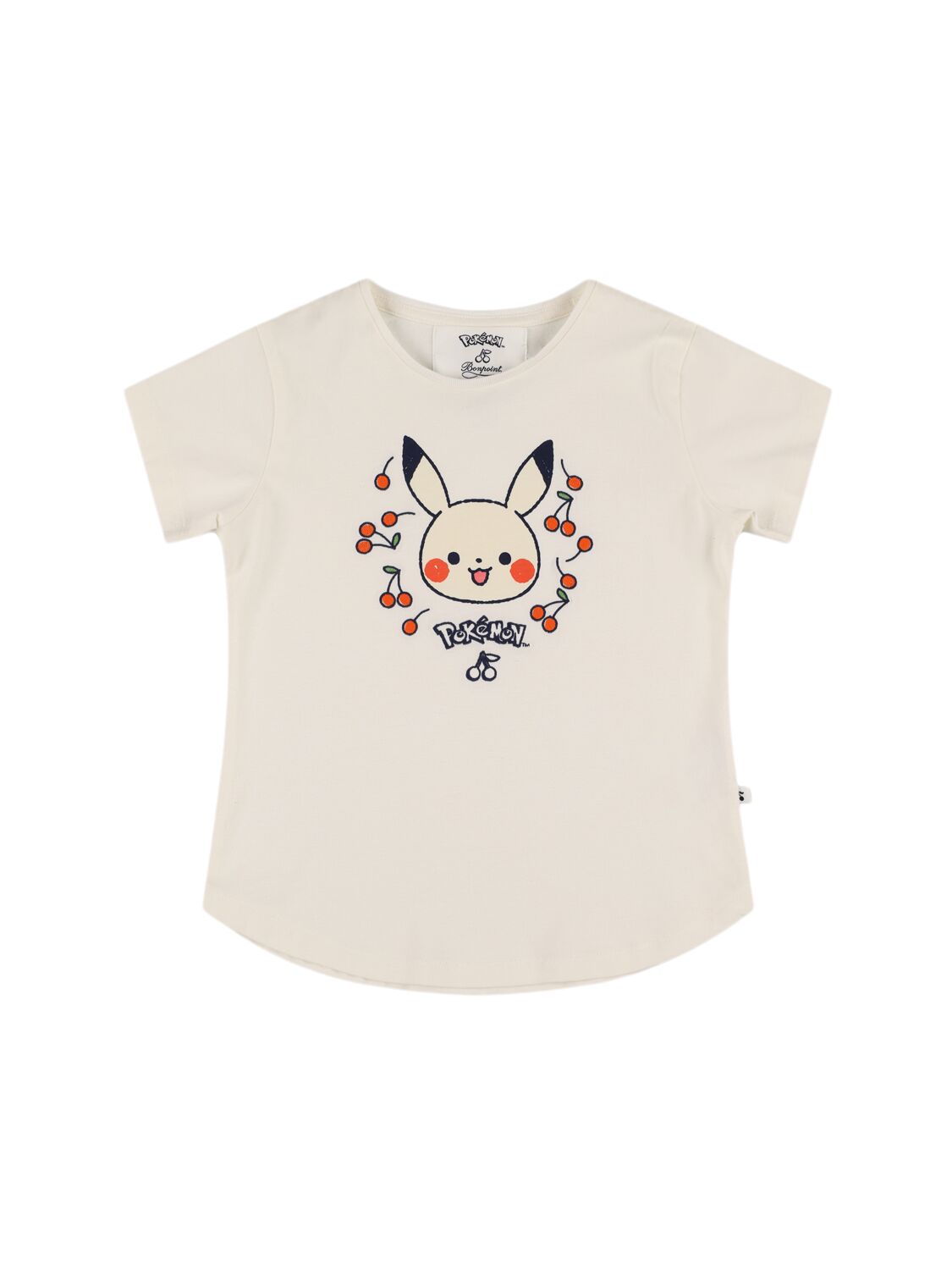 Bonpoint Kids' Printed Cotton Jersey T-shirt In White