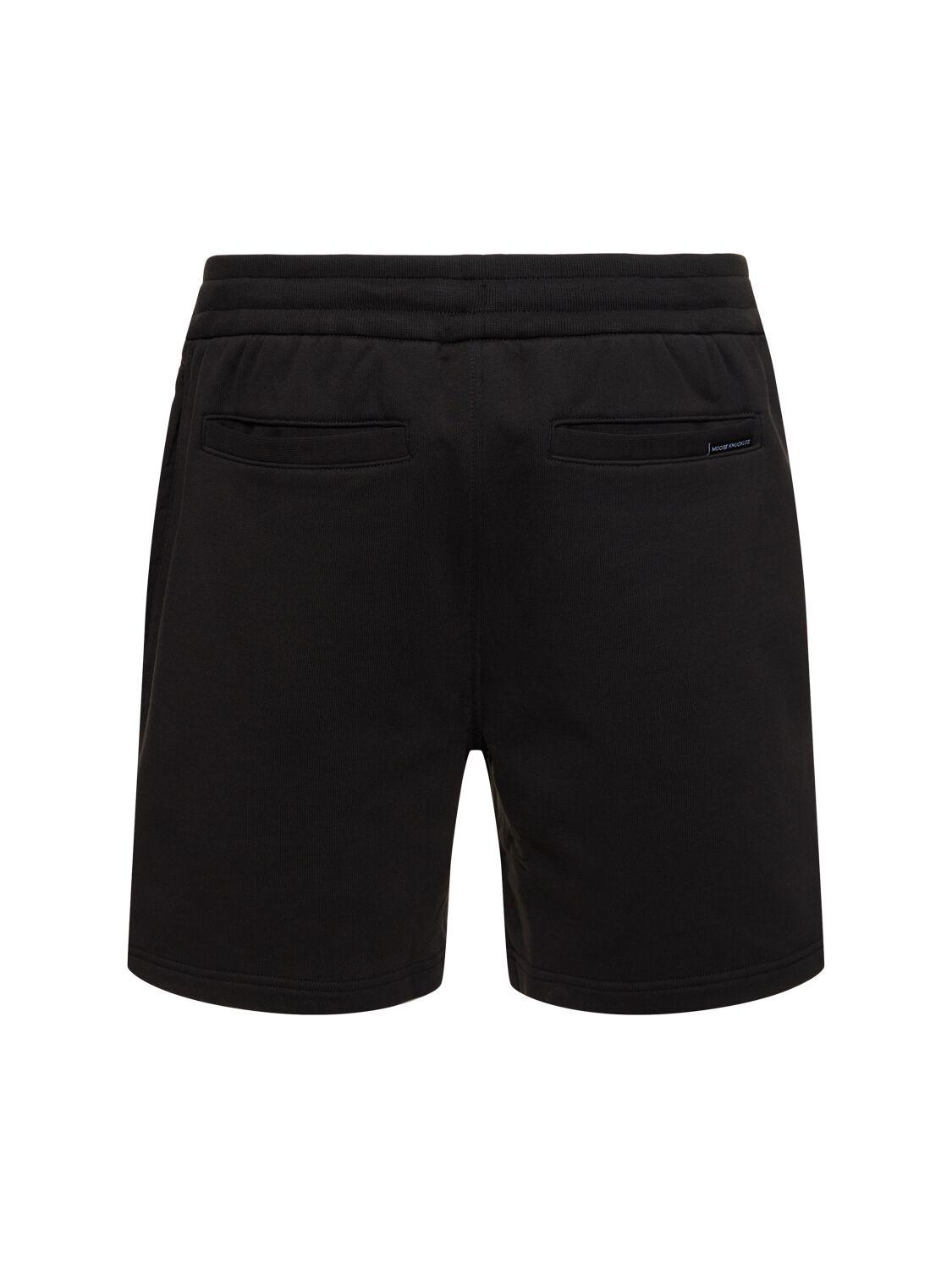 Shop Moose Knuckles Clyde Cotton Shorts In Black
