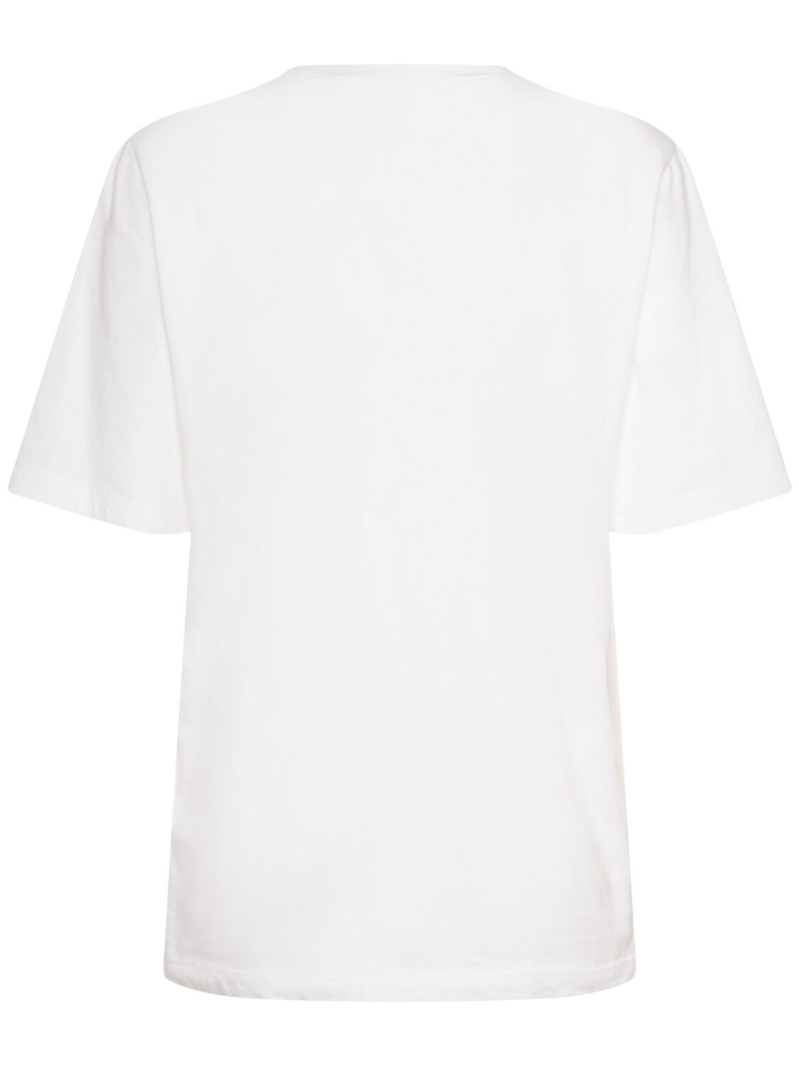 Shop Dsquared2 Logo Cotton Jersey T-shirt In White