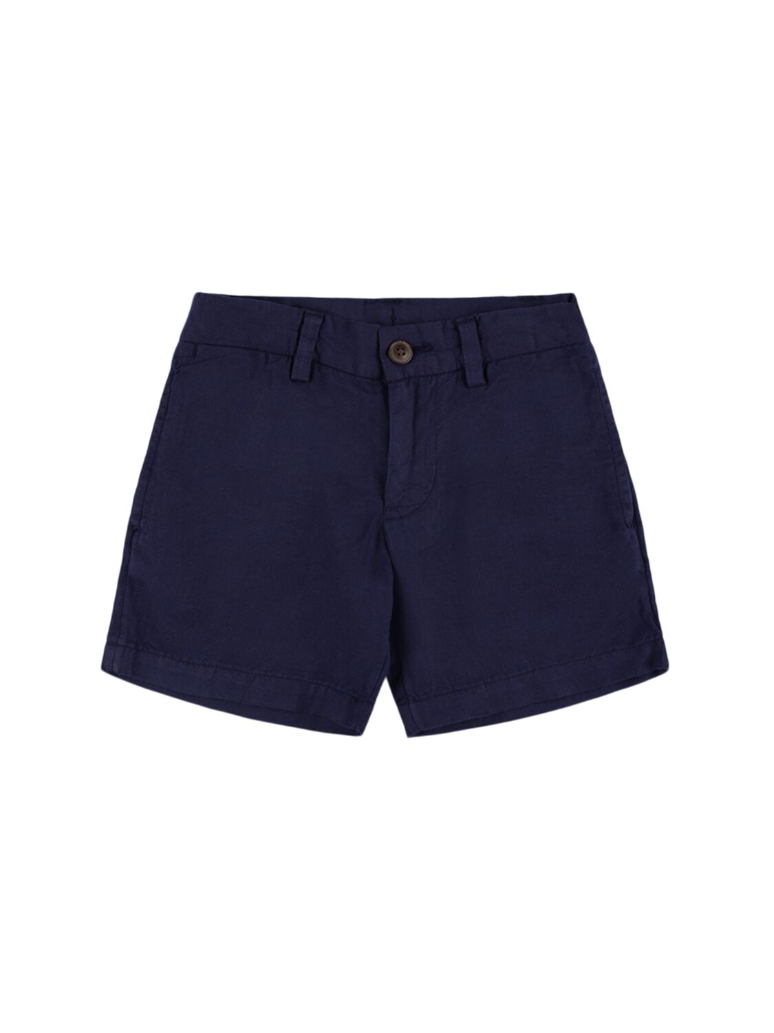 Ralph Lauren Kids' Linen & Cotton Twill Shorts In Blue