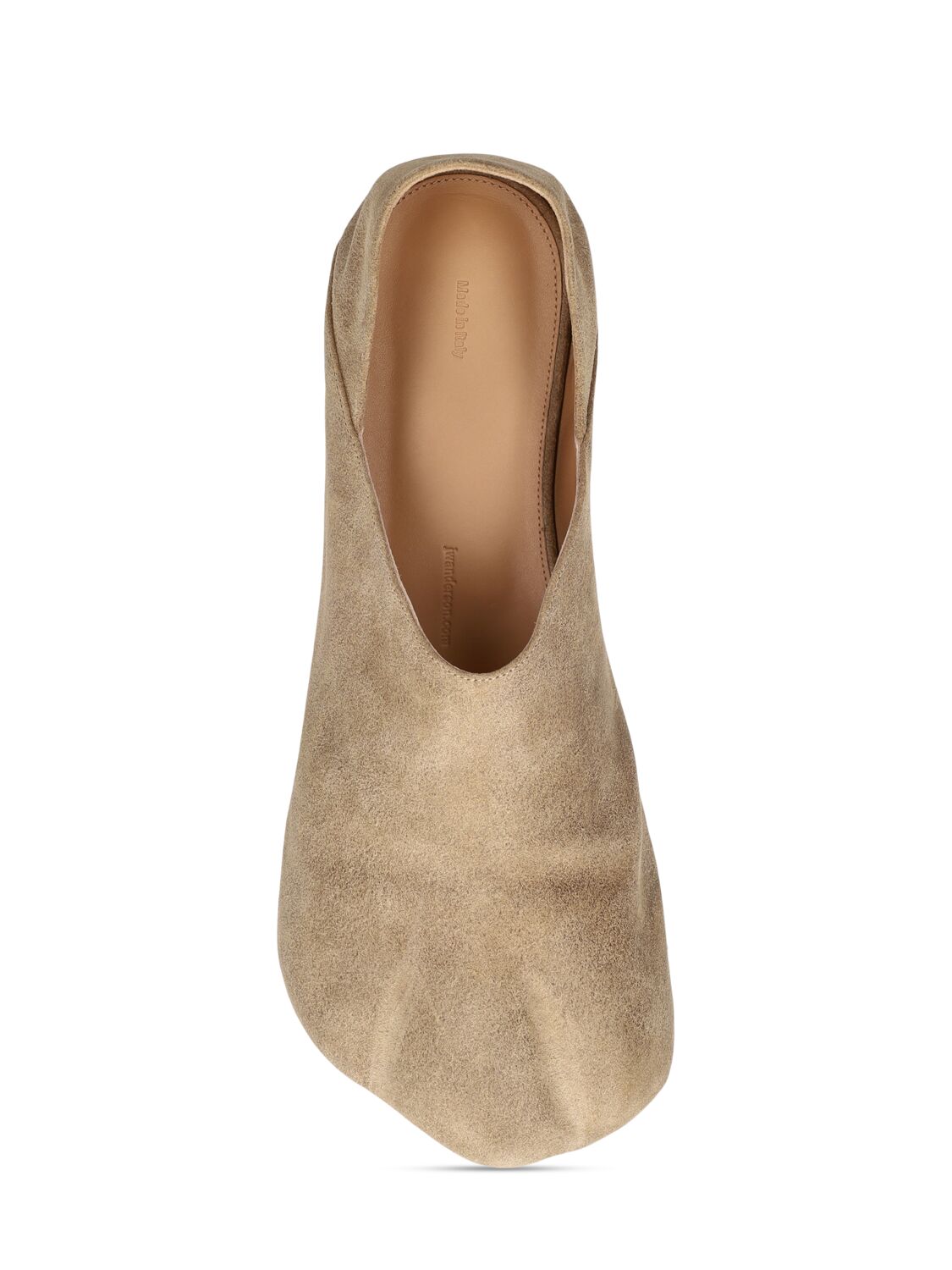 Shop Jw Anderson Paw Suede Loafers In Beige