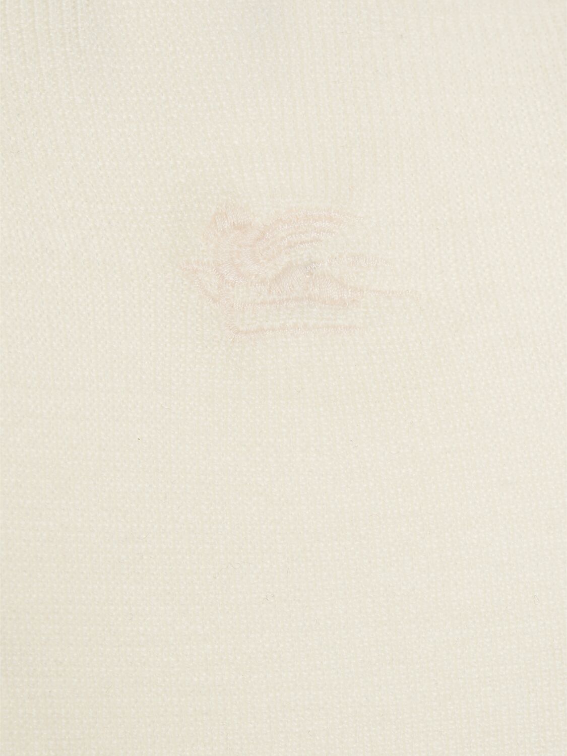 Etro Wool Knit Turtleneck Sweater In 象牙色