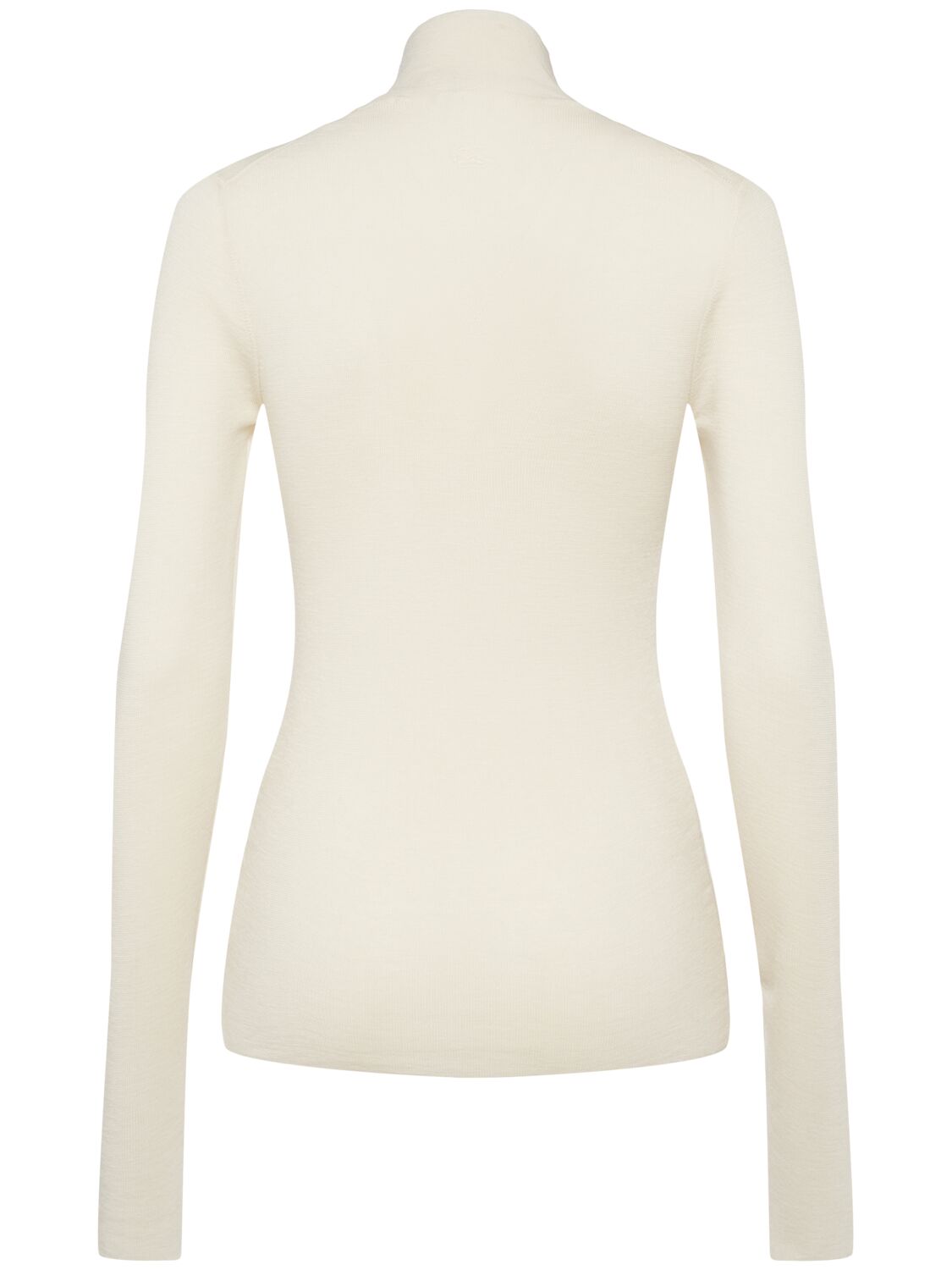 Etro Wool Knit Turtleneck Sweater In 象牙色