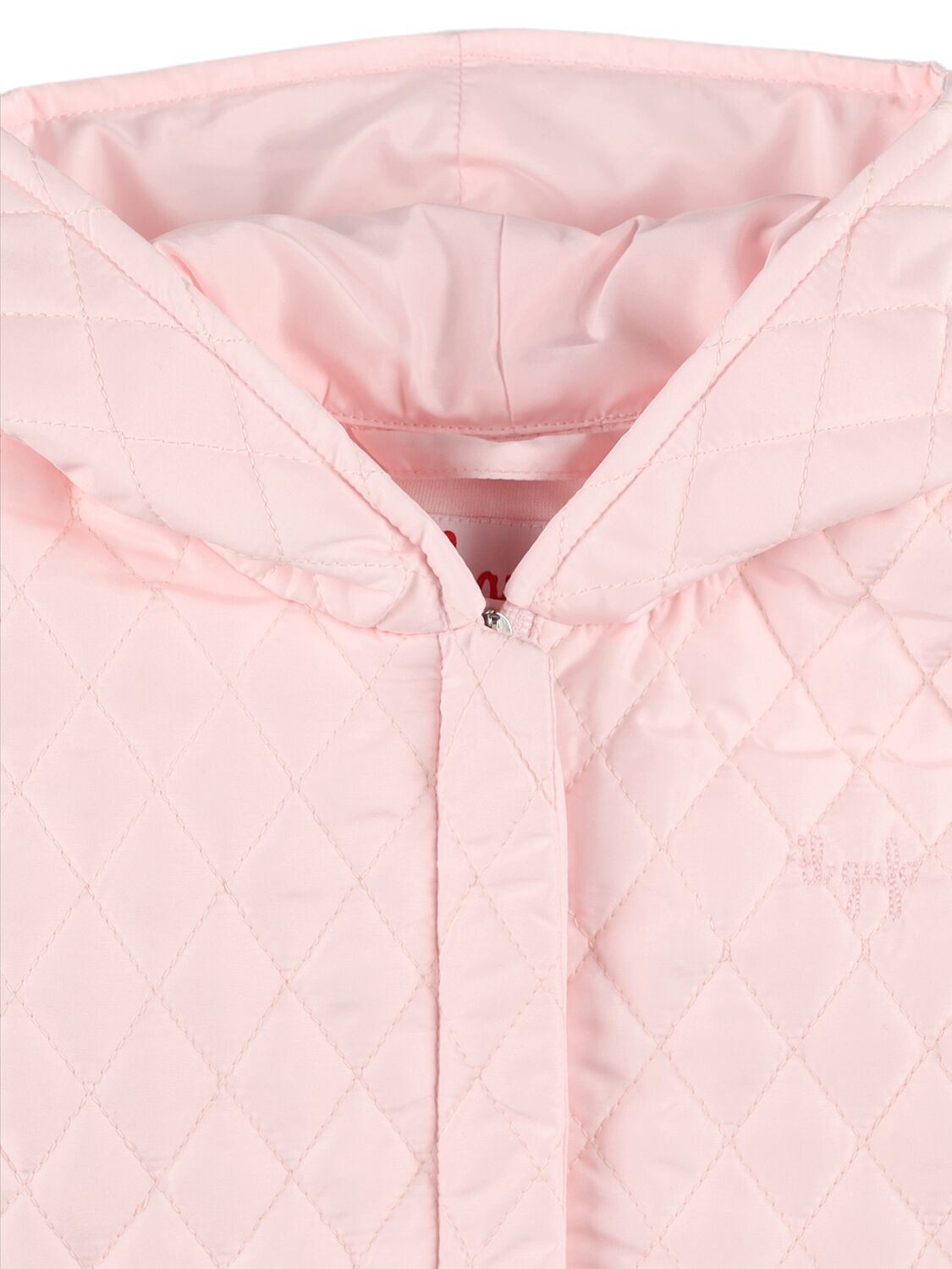 Shop Il Gufo Quilted Nylon Puffer Jacket In Pink