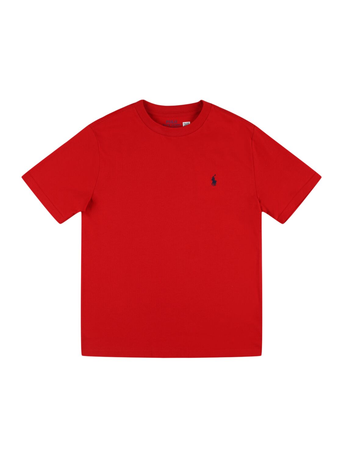 Ralph Lauren Babies' Logo Embroidered Cotton Jersey T-shirt In Red