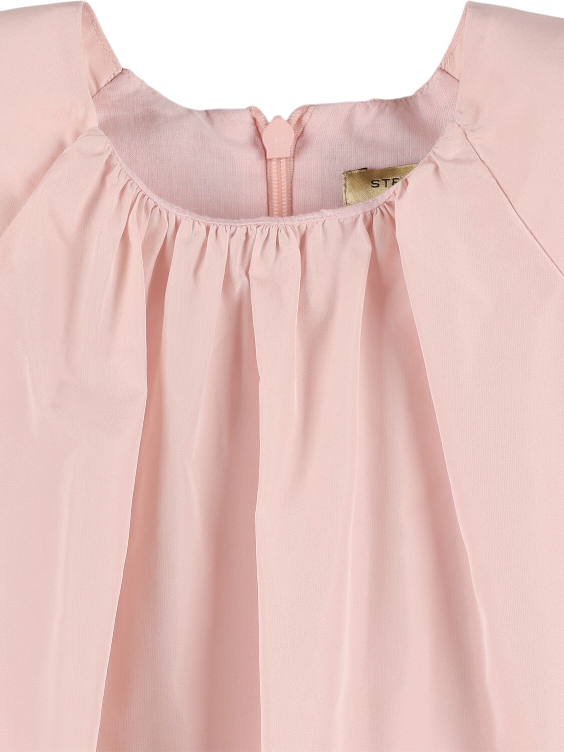 Shop Stella Mccartney Taffeta Dress In Pink