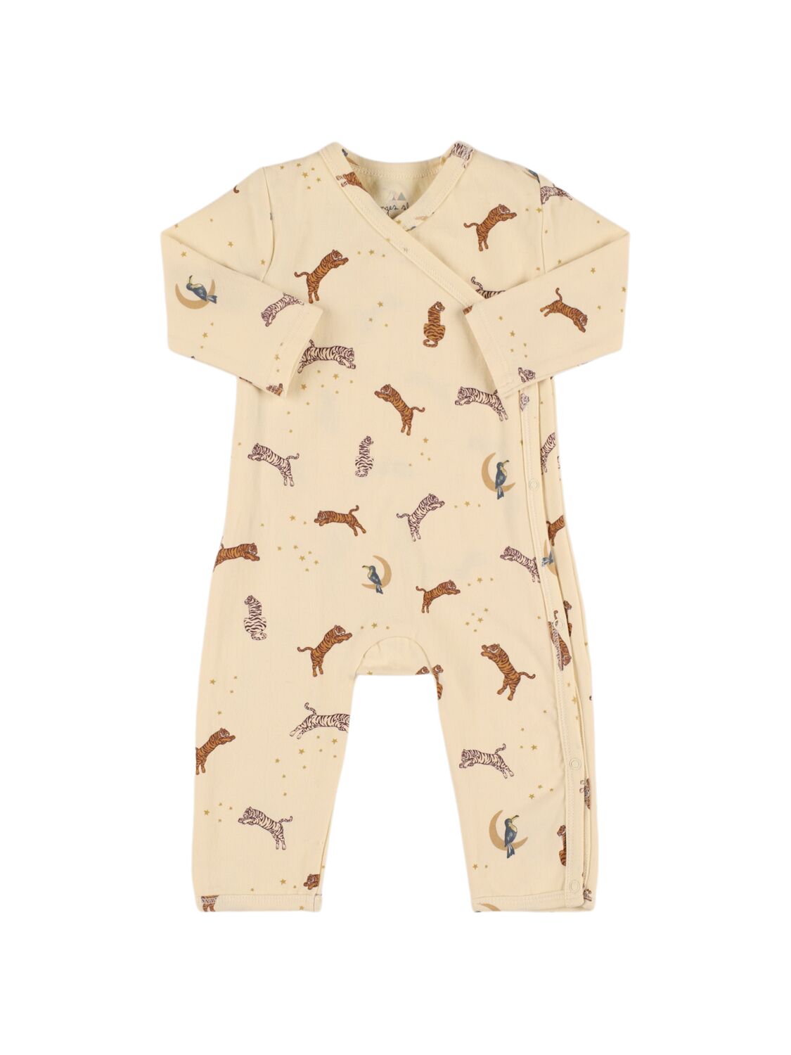 Konges Sløjd Babies' Printed Organic Cotton Jumpsuit In Multicolor