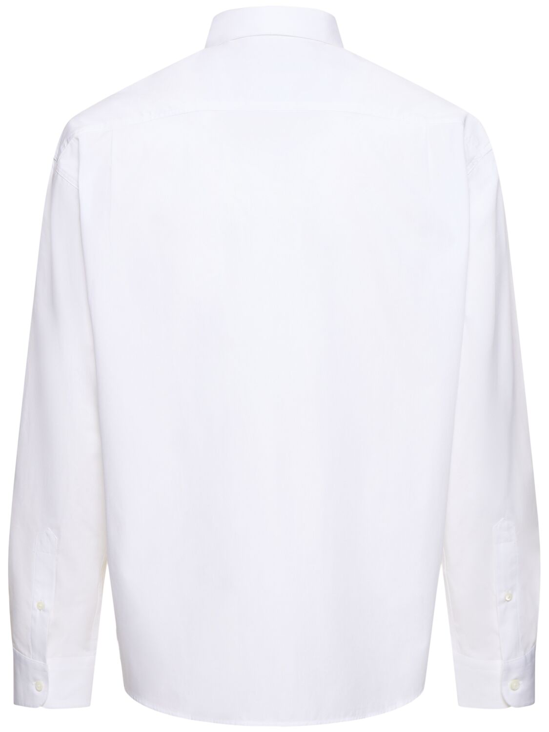 Shop Jacquemus La Chemise Simon Cotton Shirt In White