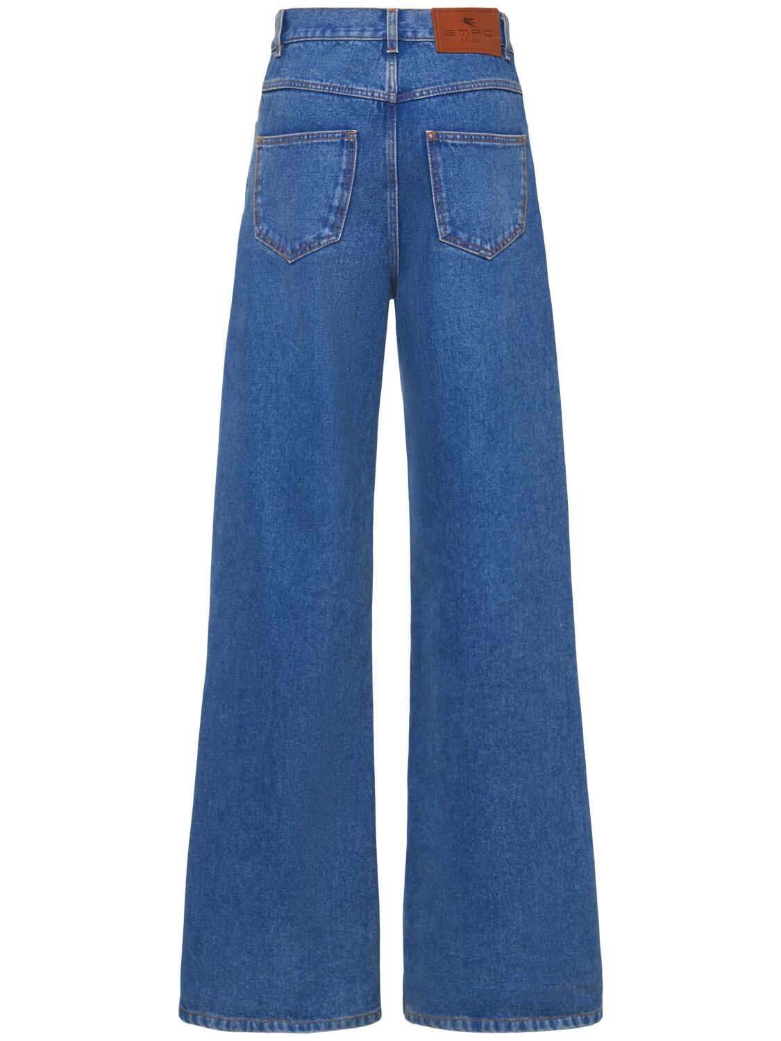 ETRO DENIM HIGH RISE WIDE JEANS 