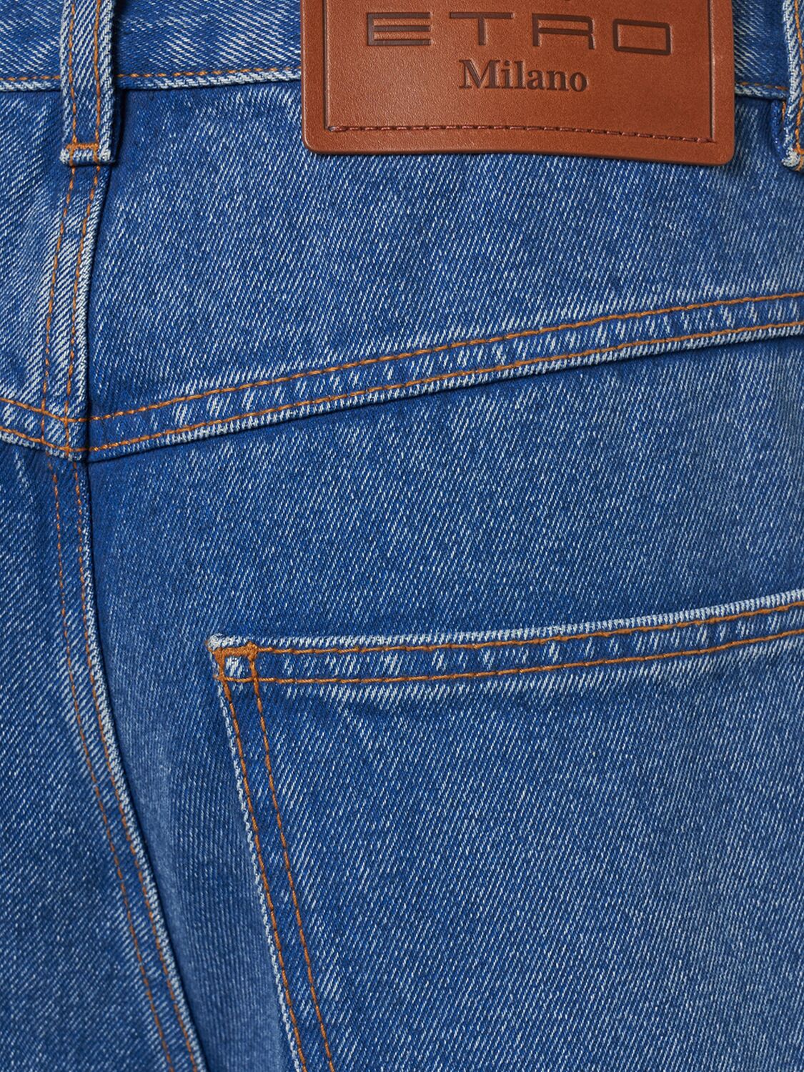 ETRO DENIM HIGH RISE WIDE JEANS 