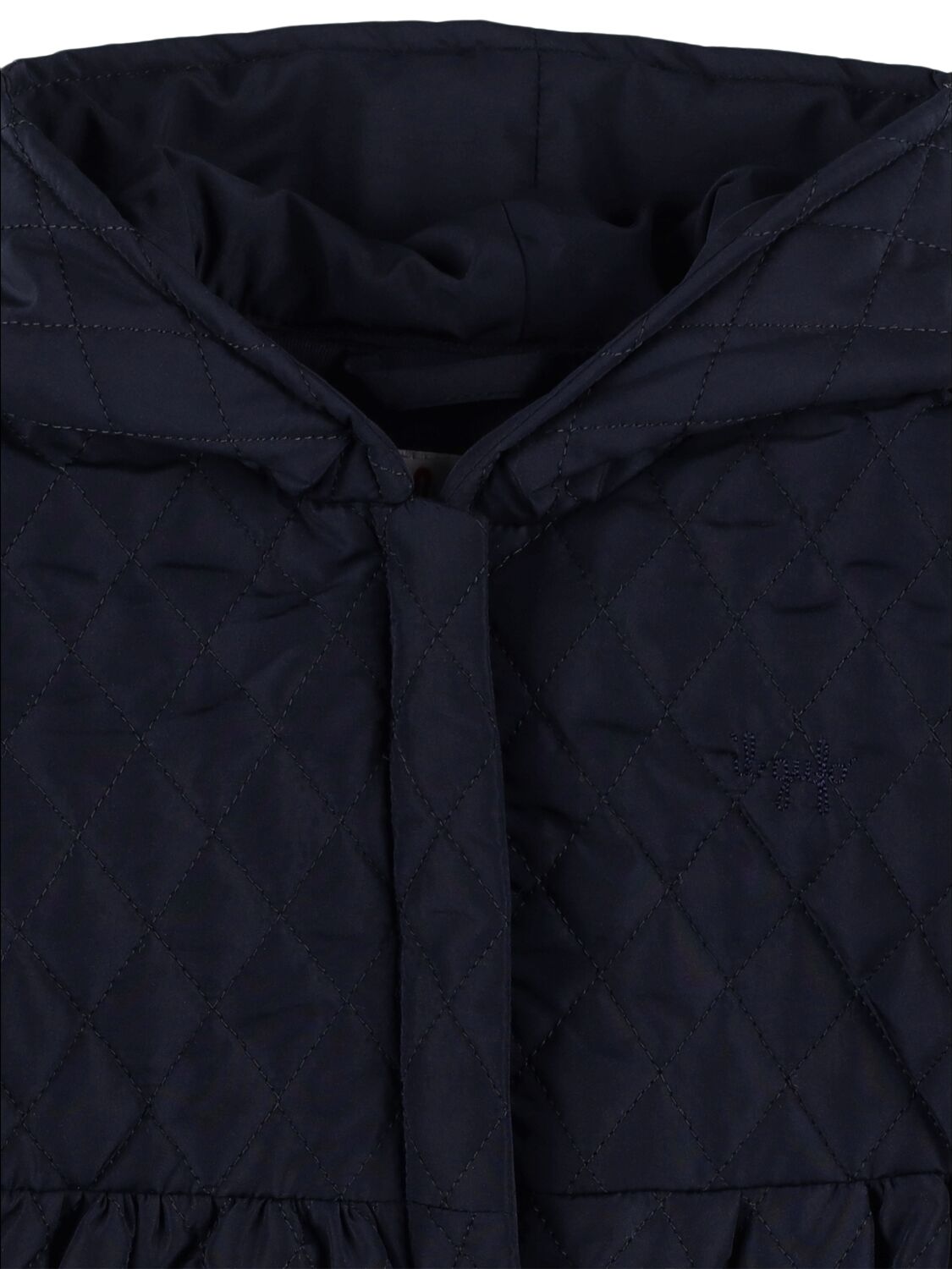 Shop Il Gufo Quilted Nylon Puffer Jacket In Blue