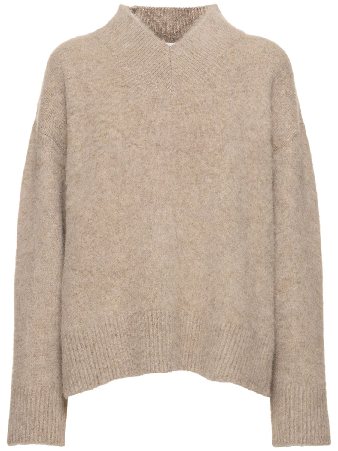 Shop The Row Fayette Cashmere V-neck Sweater In Beige